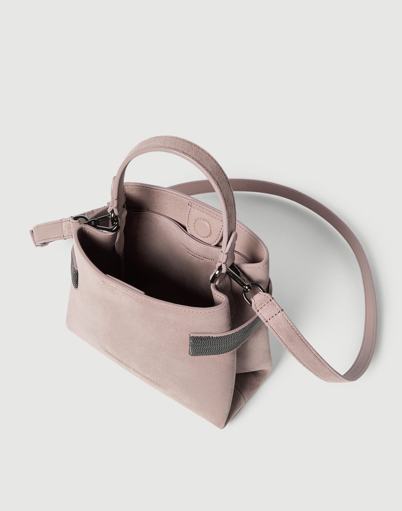 Small Top-Handle Essence bag Pink Woman - Brunello Cucinelli