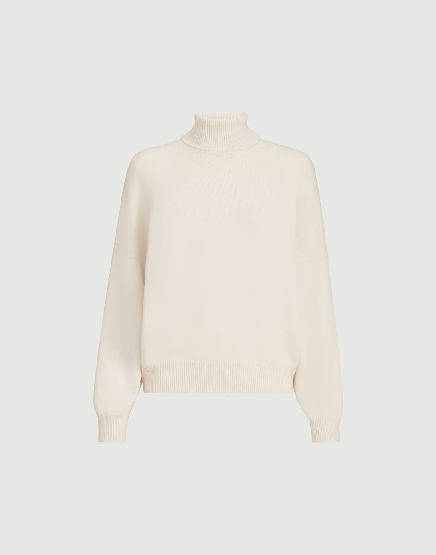 Jersey cuello alto de cachemir Mantequilla Mujer - Brunello Cucinelli