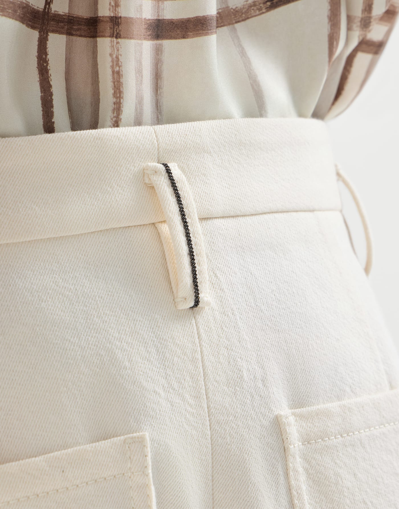 Five-pocket baggy trousers Panama Woman - Brunello Cucinelli