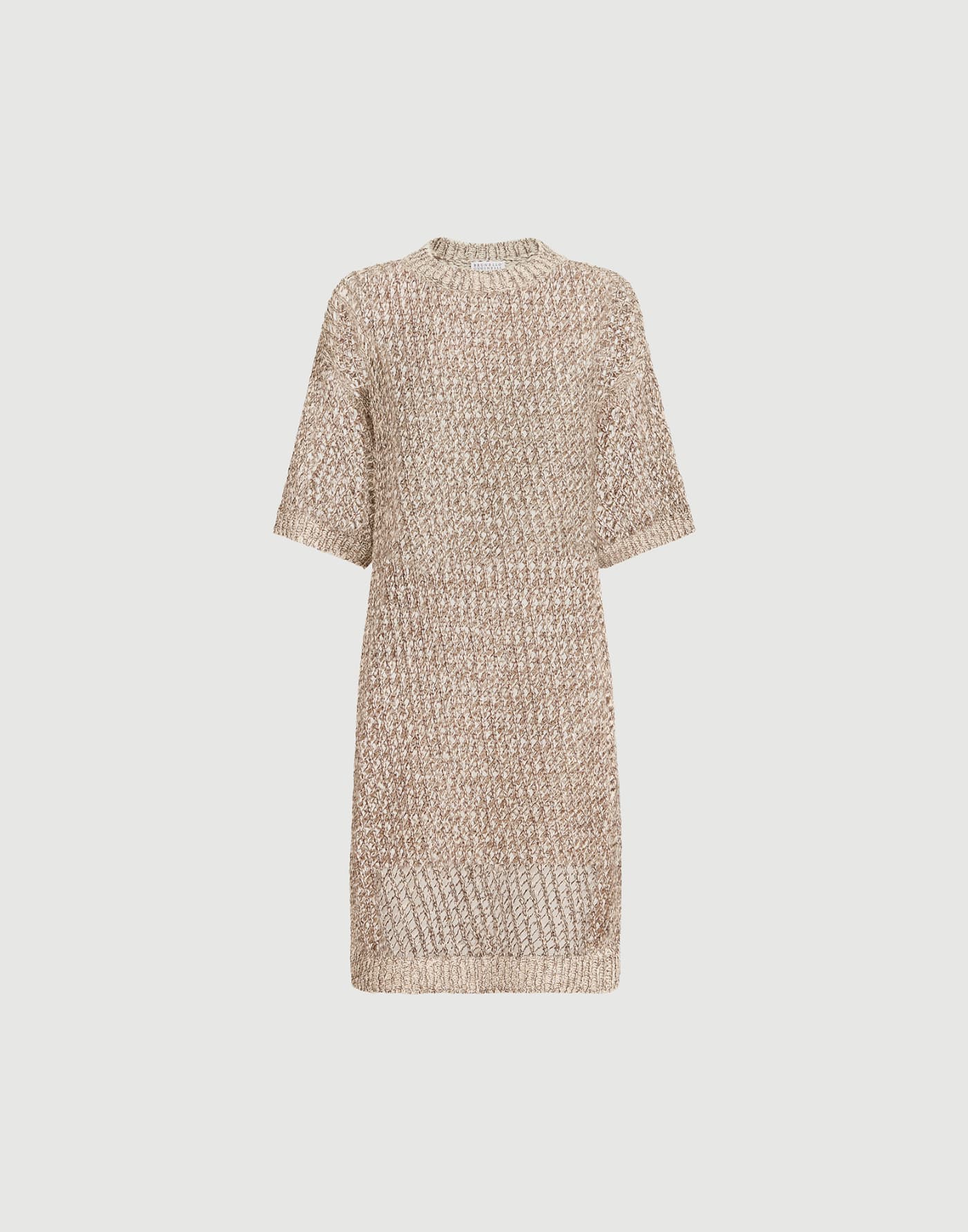 Dazzling chiné net dress Rope Woman - Brunello Cucinelli