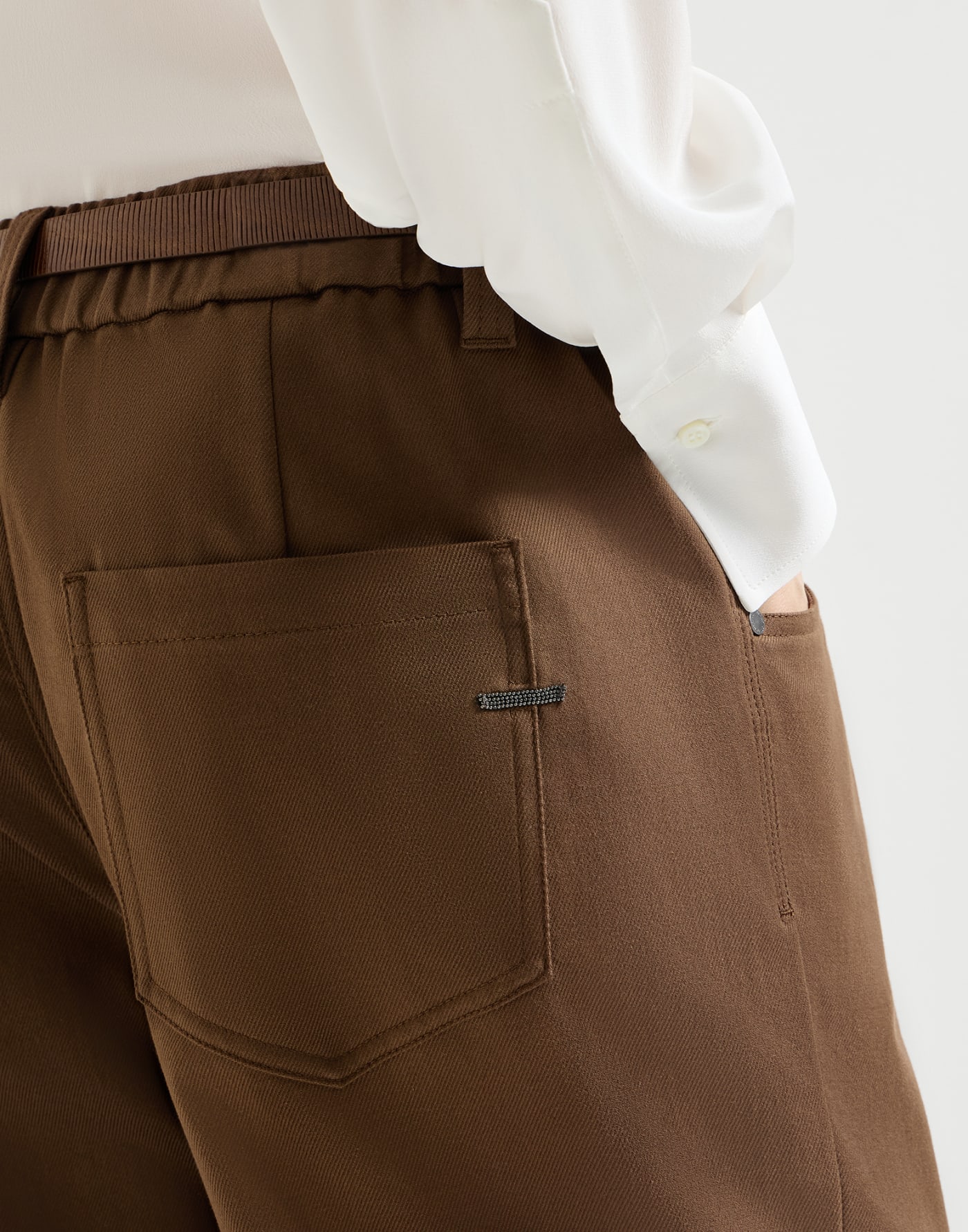 Baggy pull-on trousers Cigar Woman - Brunello Cucinelli