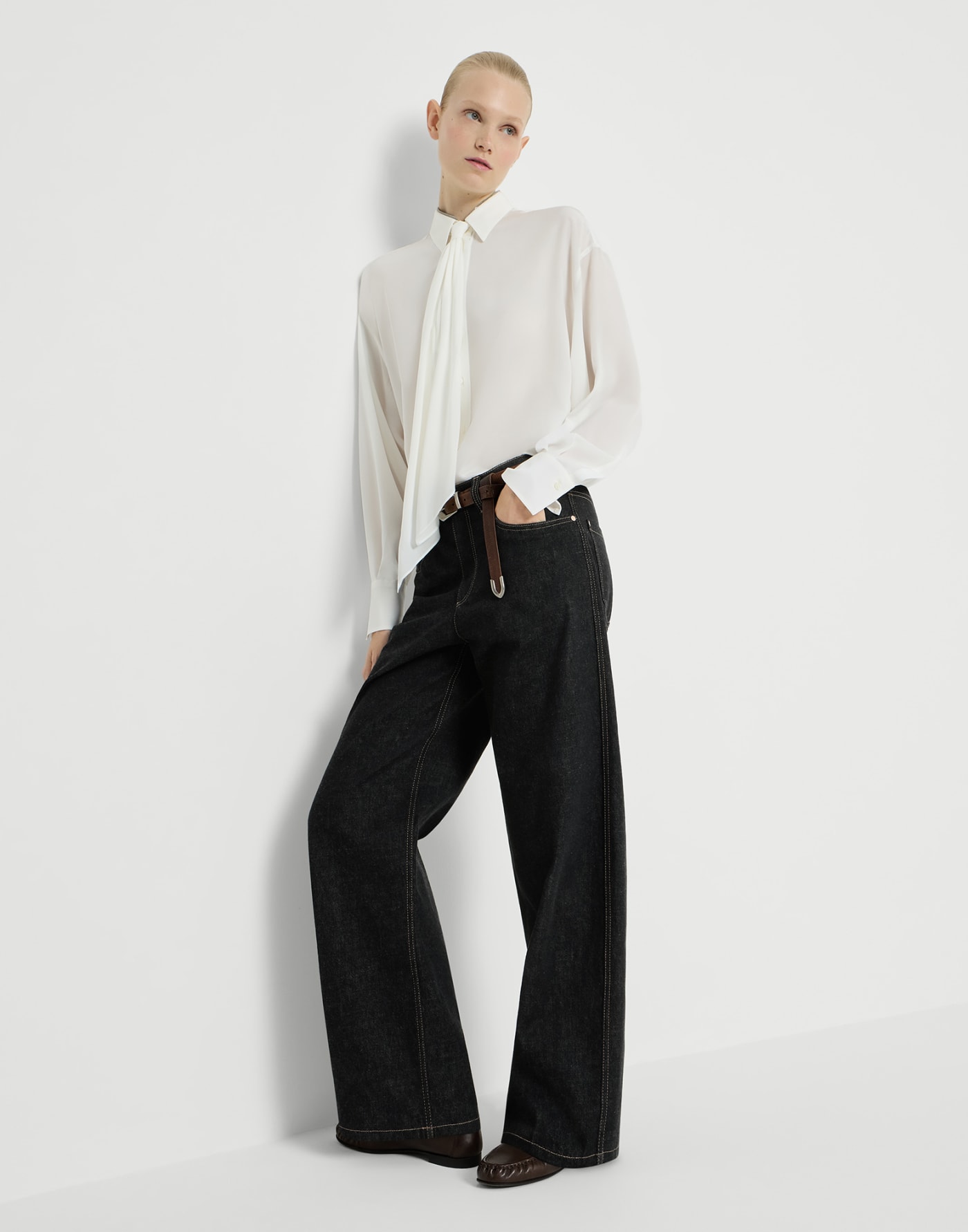 Loose Barrel trousers Black Woman - Brunello Cucinelli