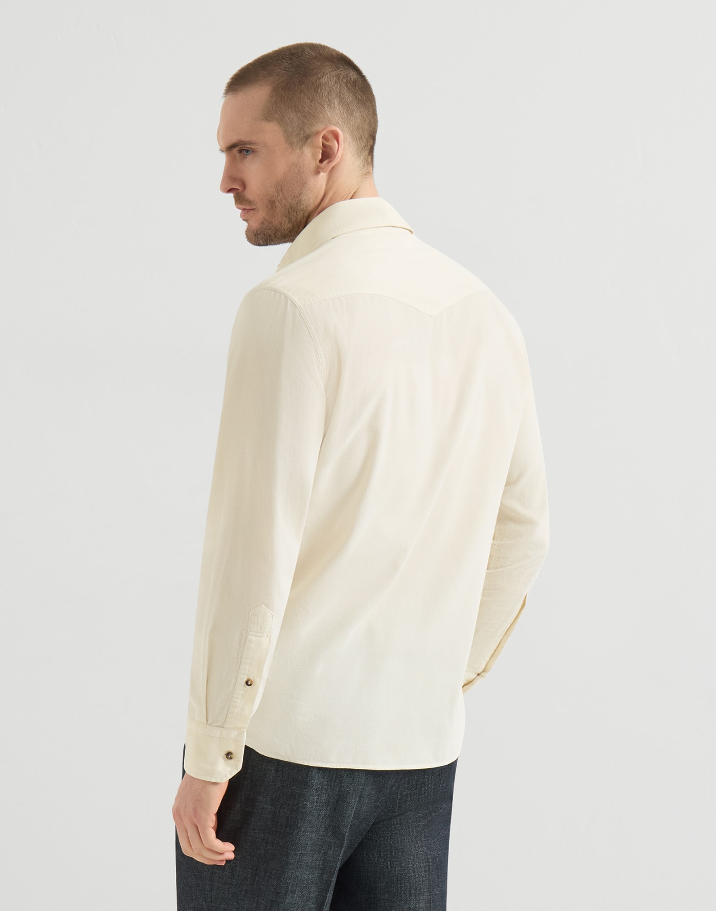 Corduroy shirt Panama Man - Brunello Cucinelli