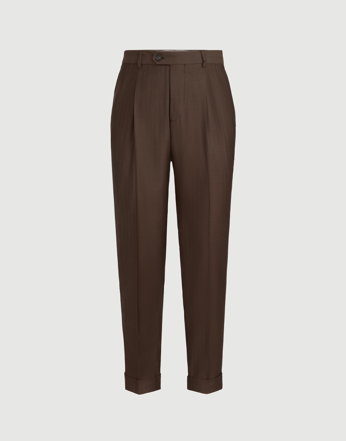 Virgin wool trousers Brown Man - Brunello Cucinelli
