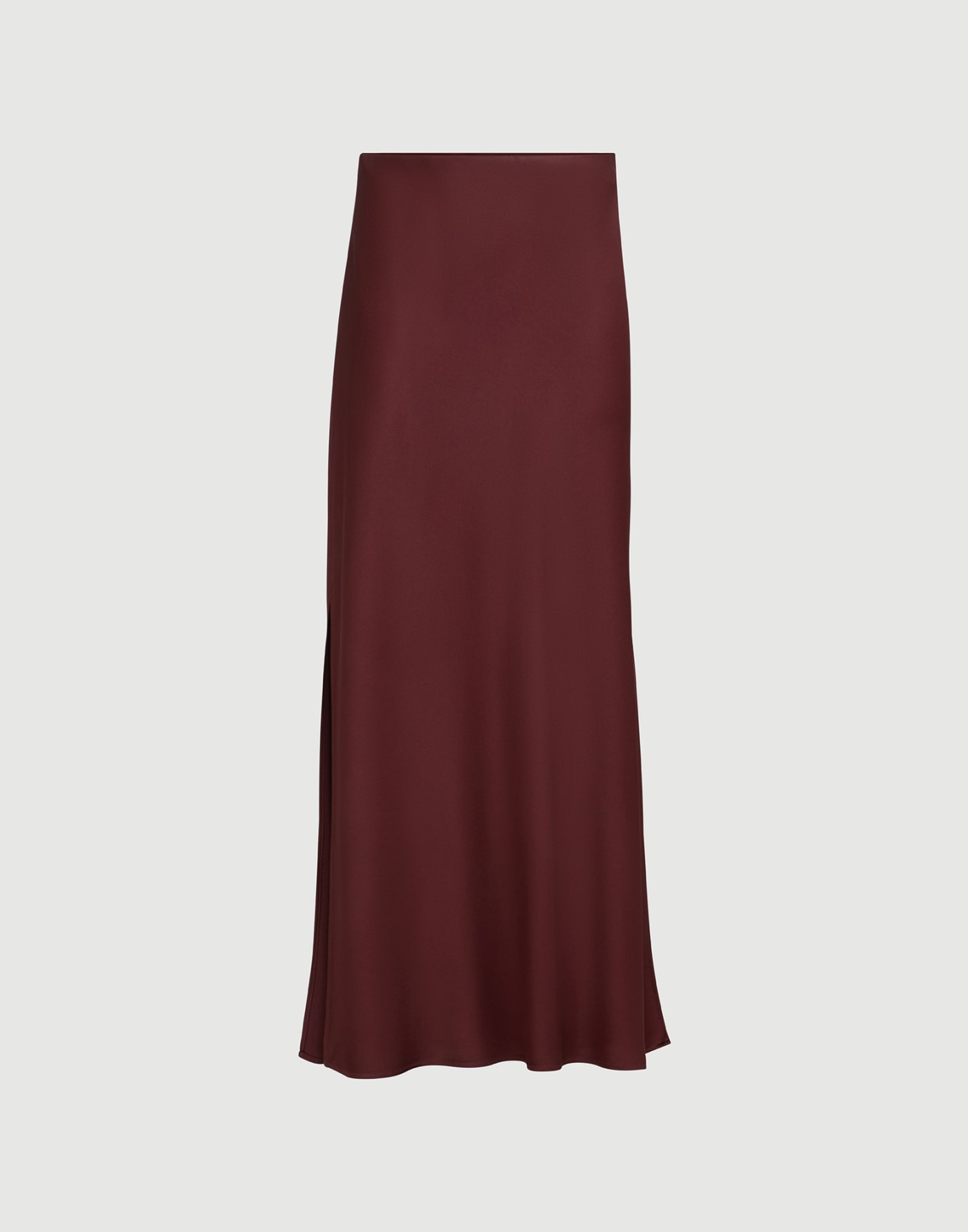 Fluid Bias-Cut skirt Wine Woman - Brunello Cucinelli