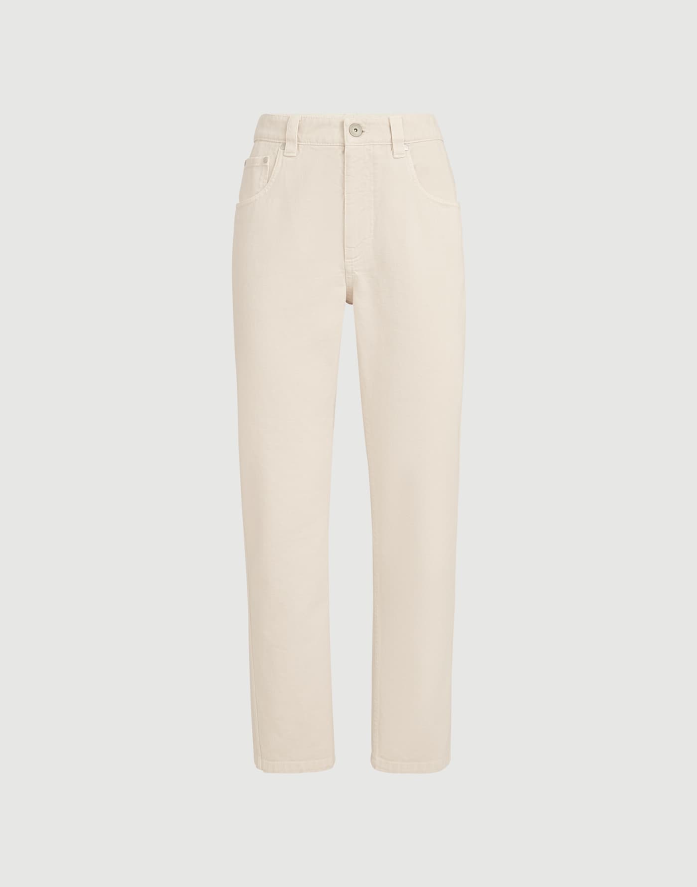 Straight five-pocket trousers Milk Woman - Brunello Cucinelli