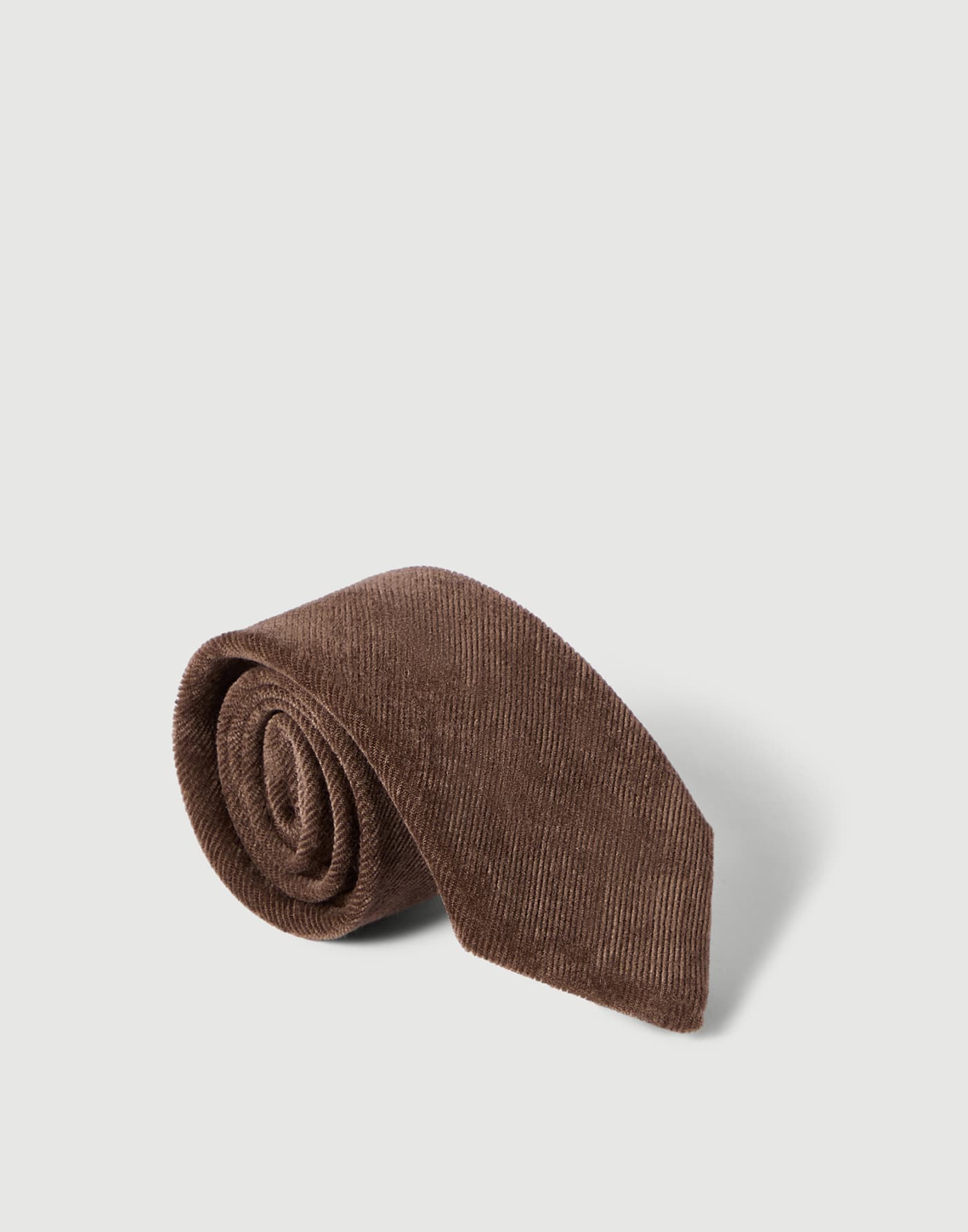 Fluid corduroy tie Cigar Woman - Brunello Cucinelli
