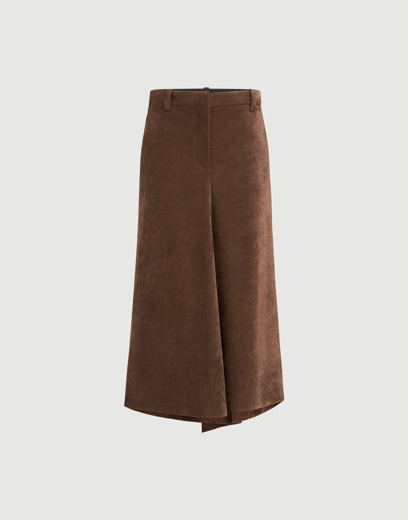 Corduroy flute skirt Cigar Woman - Brunello Cucinelli