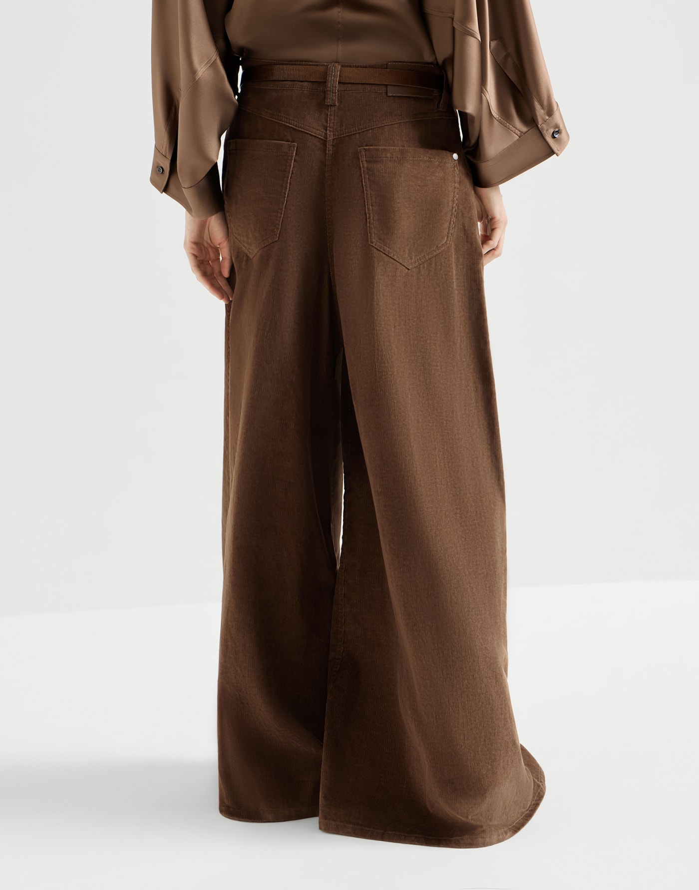 Five-pocket maxi trousers Cigar Woman - Brunello Cucinelli