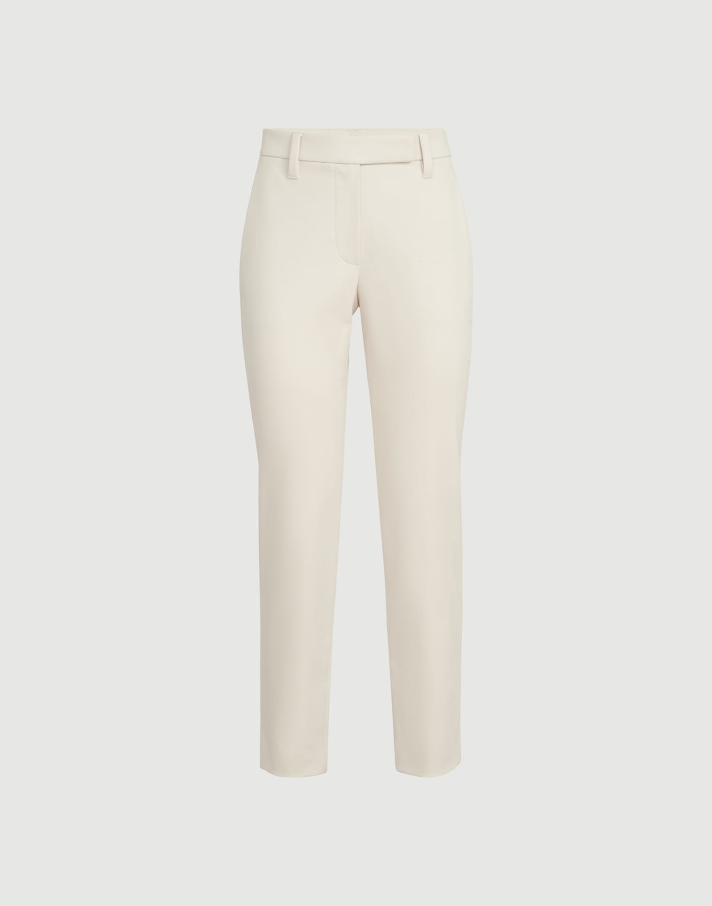 Stretch cotton cover trousers Milk Woman - Brunello Cucinelli