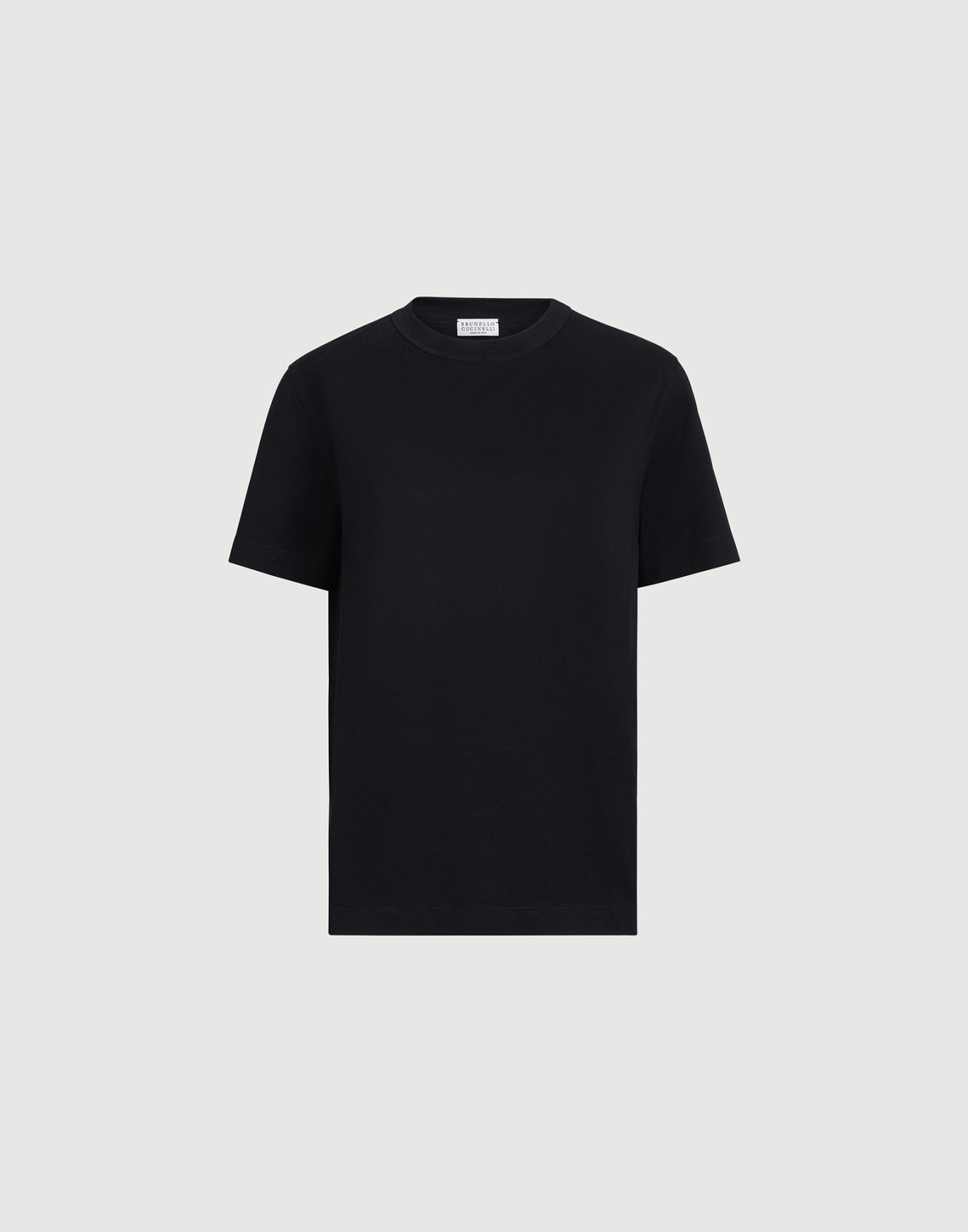 Cotton jersey T-shirt Black Woman - Brunello Cucinelli
