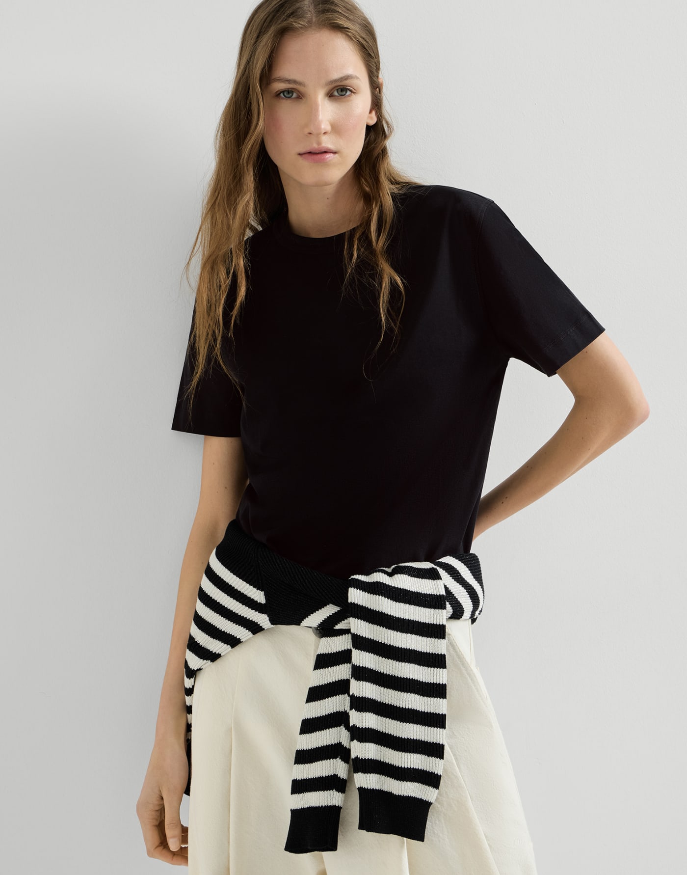 Cotton jersey T-shirt Black Woman - Brunello Cucinelli