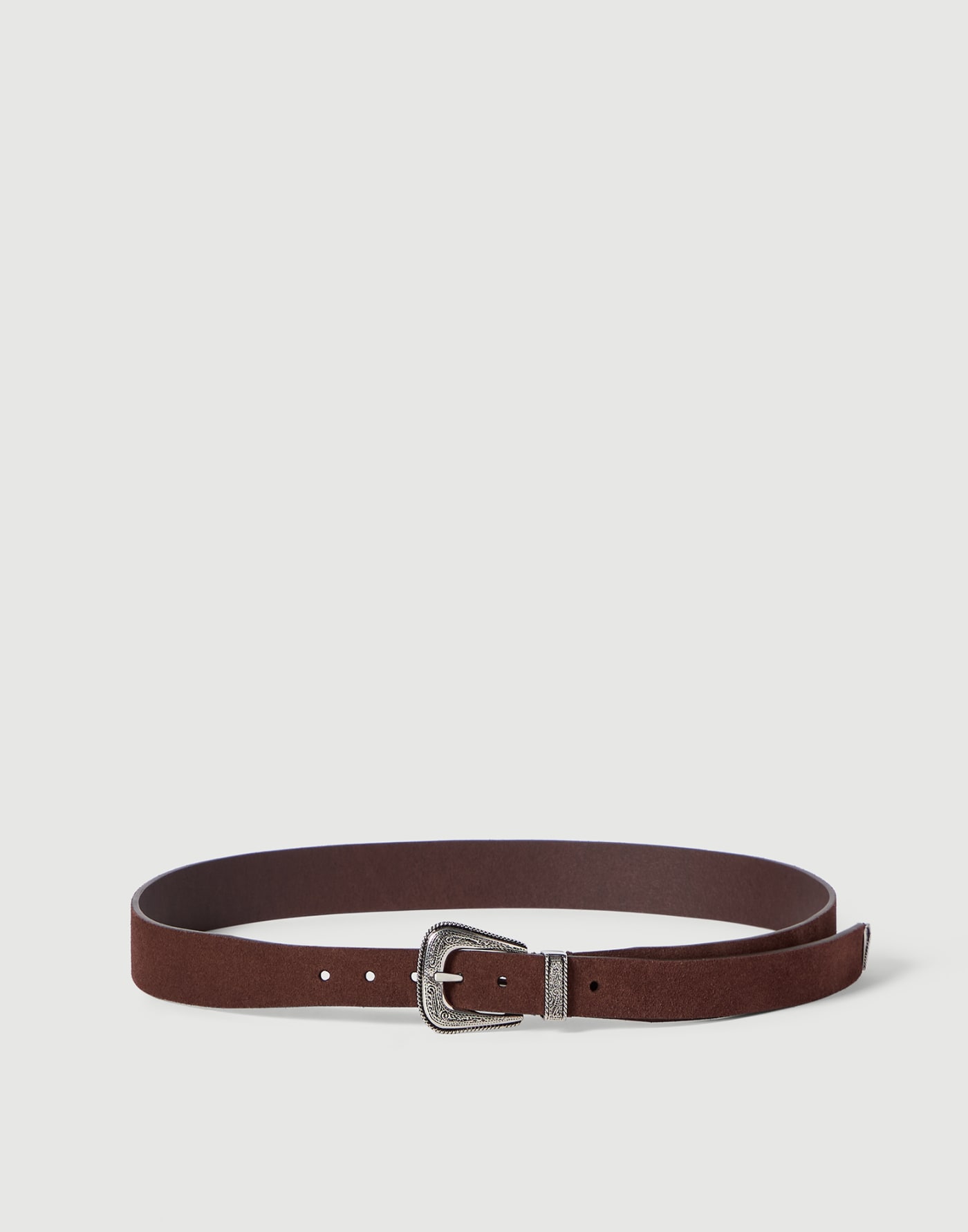 Reversed leather belt Brown Man - Brunello Cucinelli