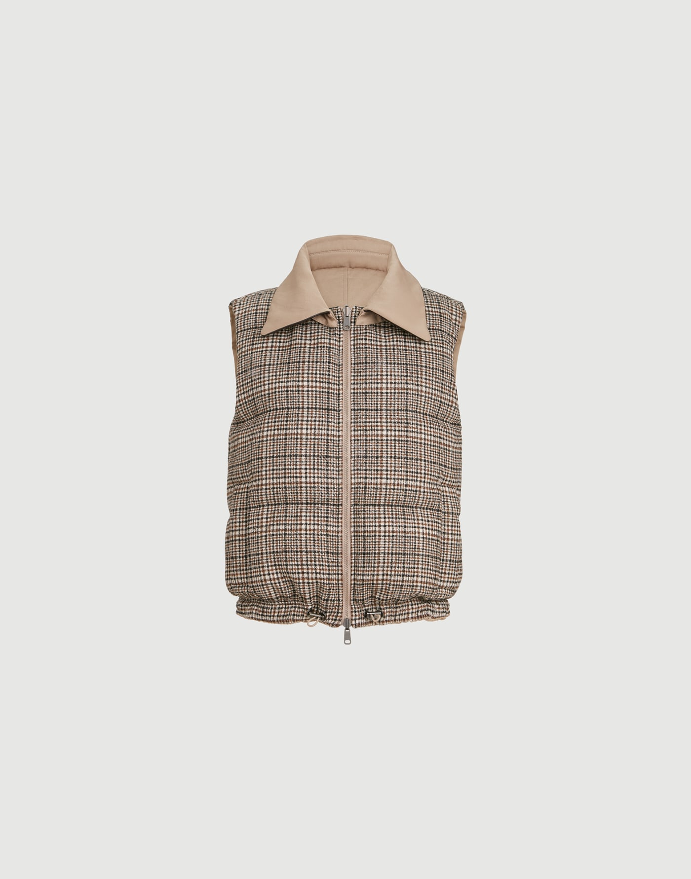 Reversible down vest Camel Woman - Brunello Cucinelli