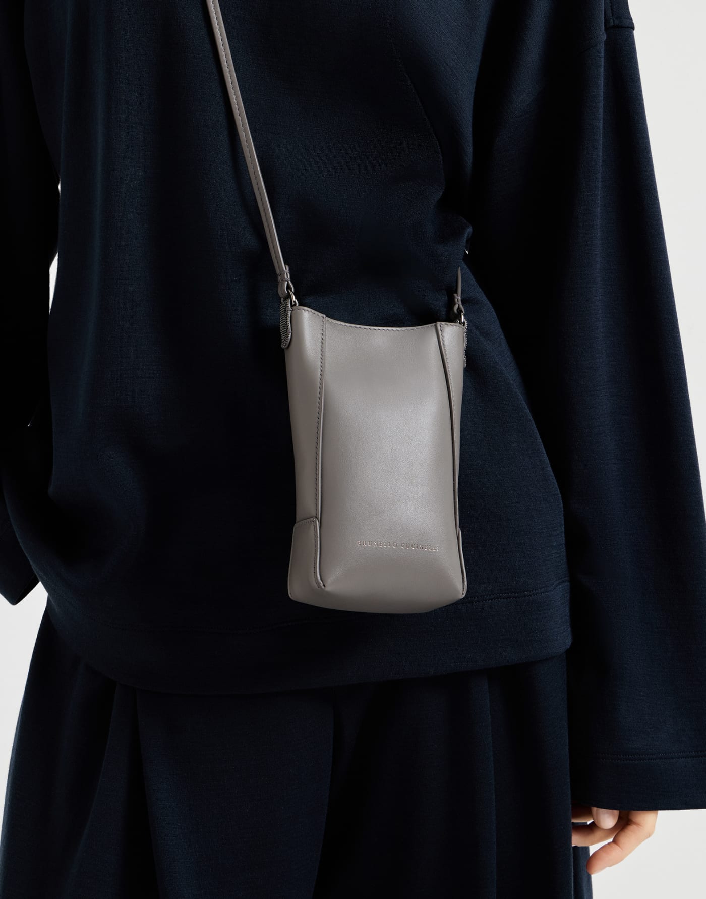 Funda para móvil BC Duo Gris Piedra Mujer - Brunello Cucinelli