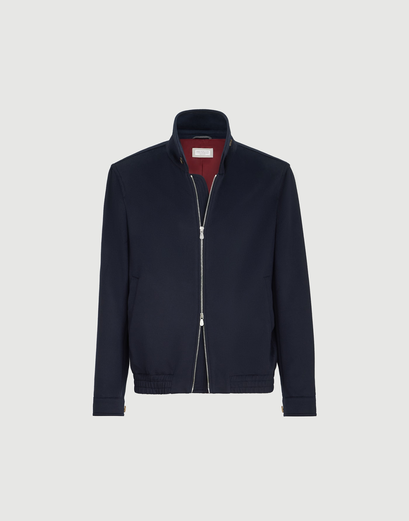 Blouson aus leichtem Tuch Navy-Blau Herren - Brunello Cucinelli