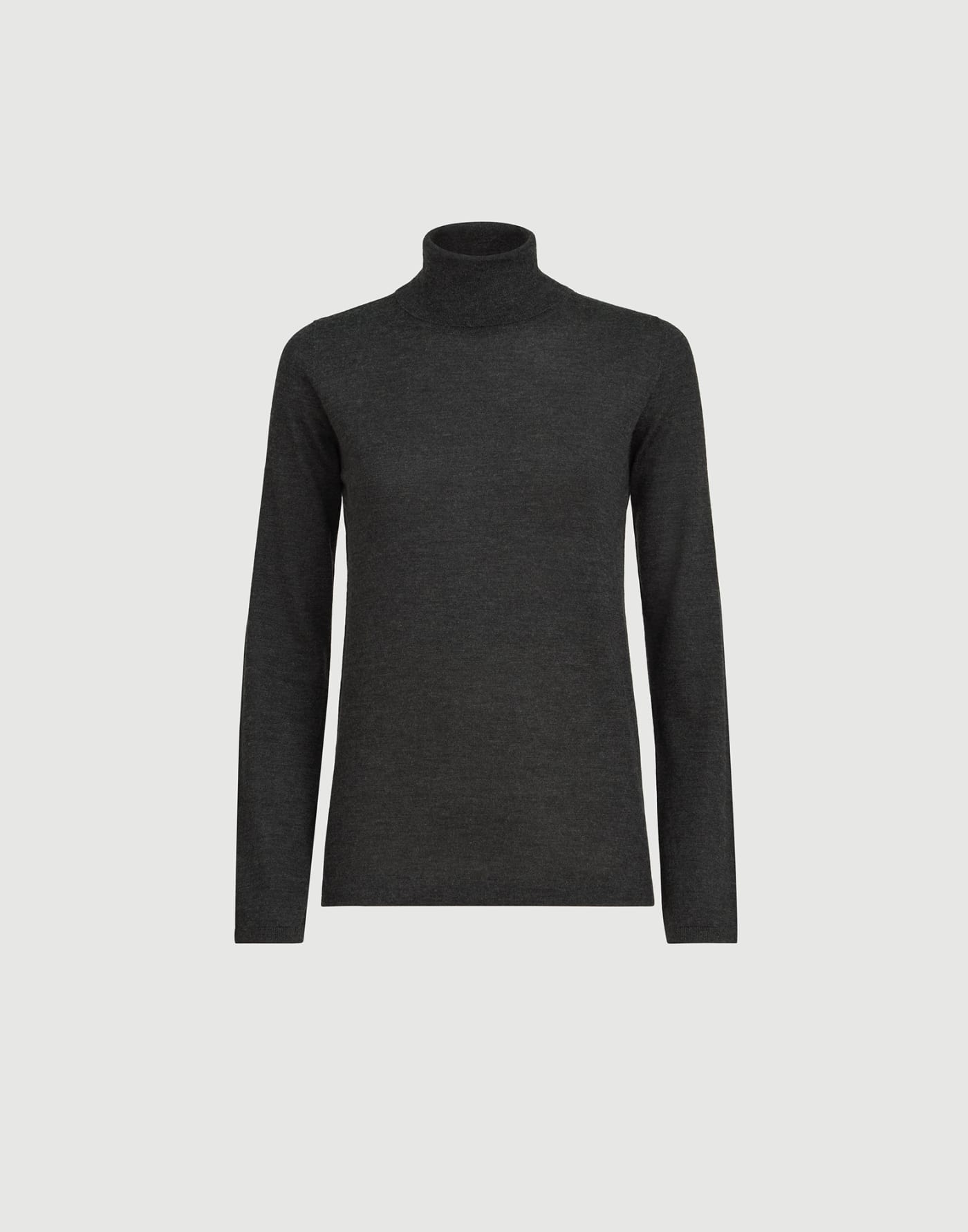 Cashmere turtleneck sweater Anthracite Woman - Brunello Cucinelli