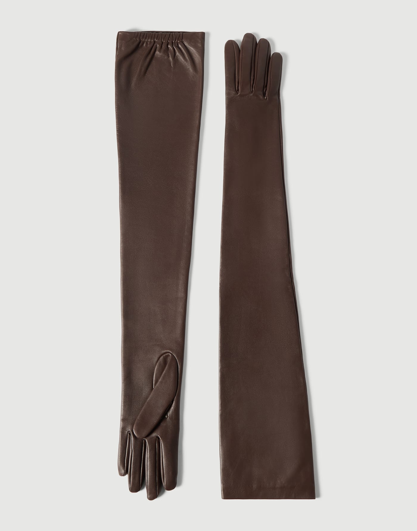 Nappa long gloves Rust Brown Woman - Brunello Cucinelli