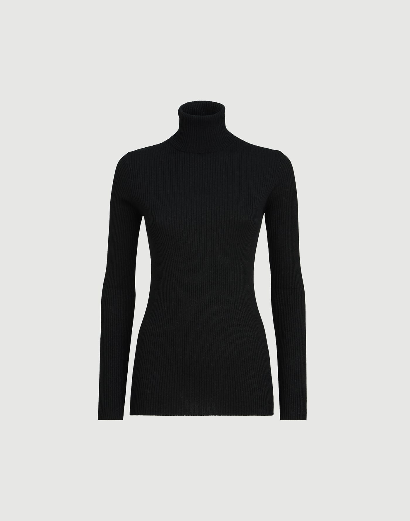 Cashmere and silk turtleneck sweater Black Woman - Brunello Cucinelli
