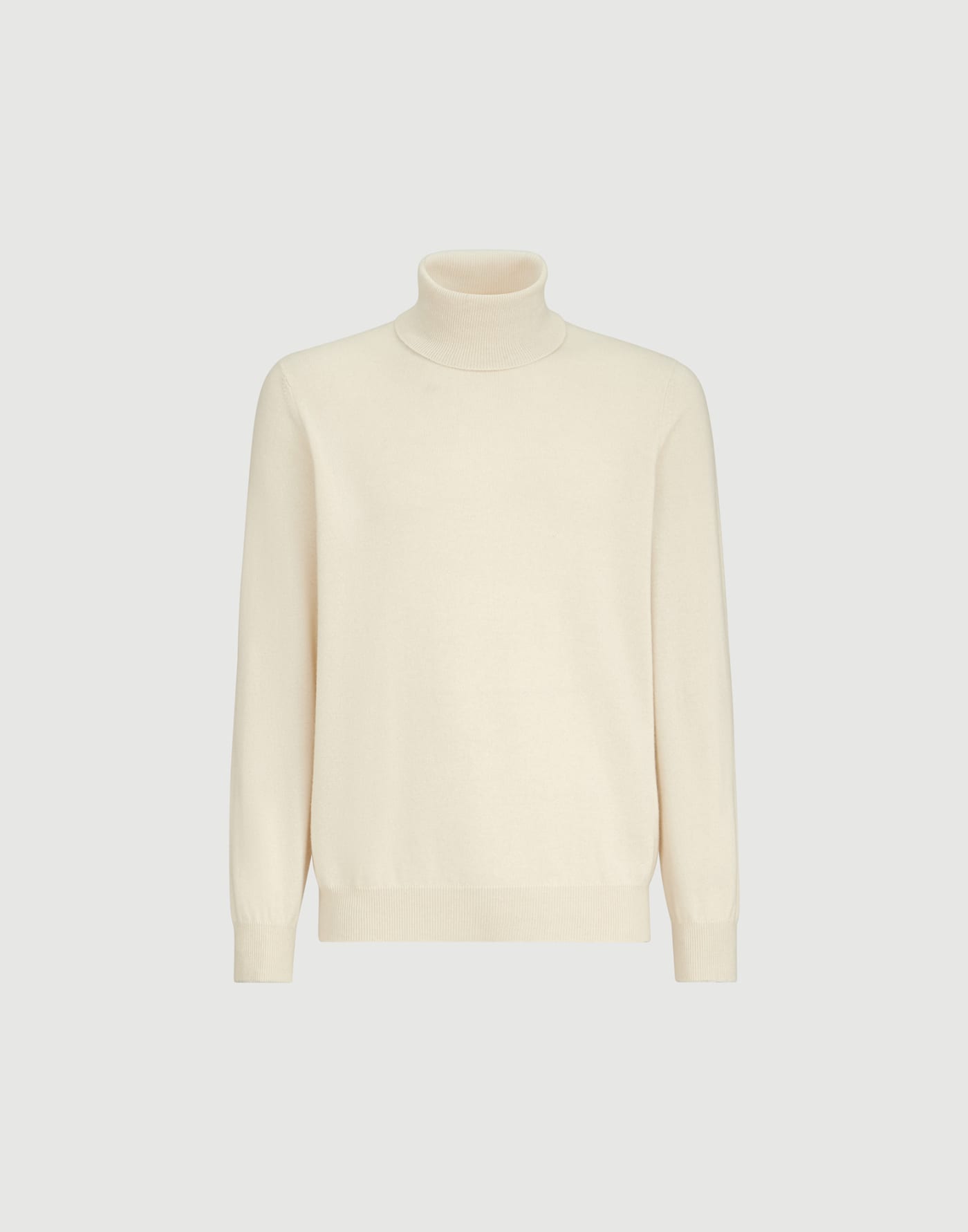 Pull col montant en cachemire Beurre Homme - Brunello Cucinelli