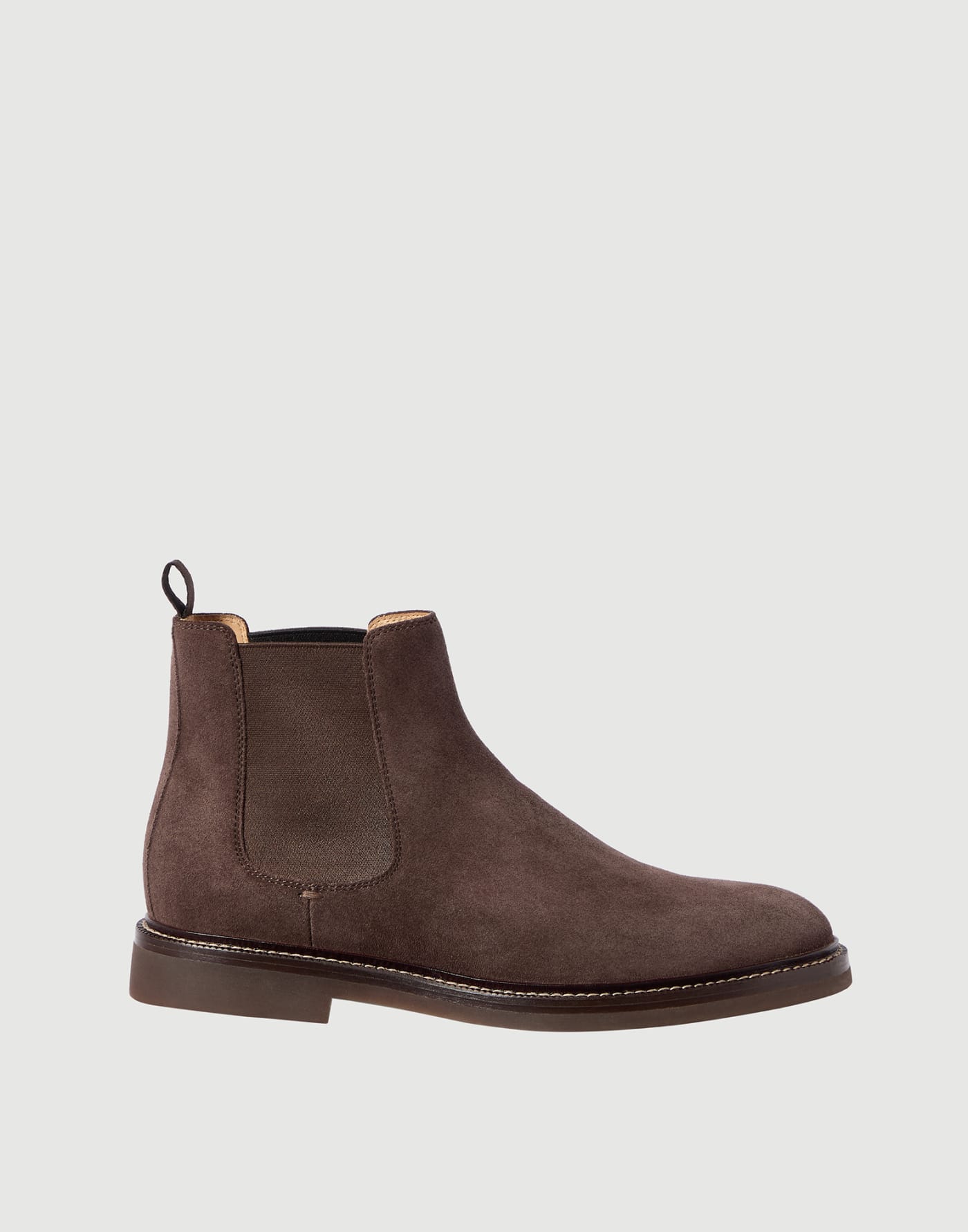 Suede Chelsea boots Moka Man - Brunello Cucinelli