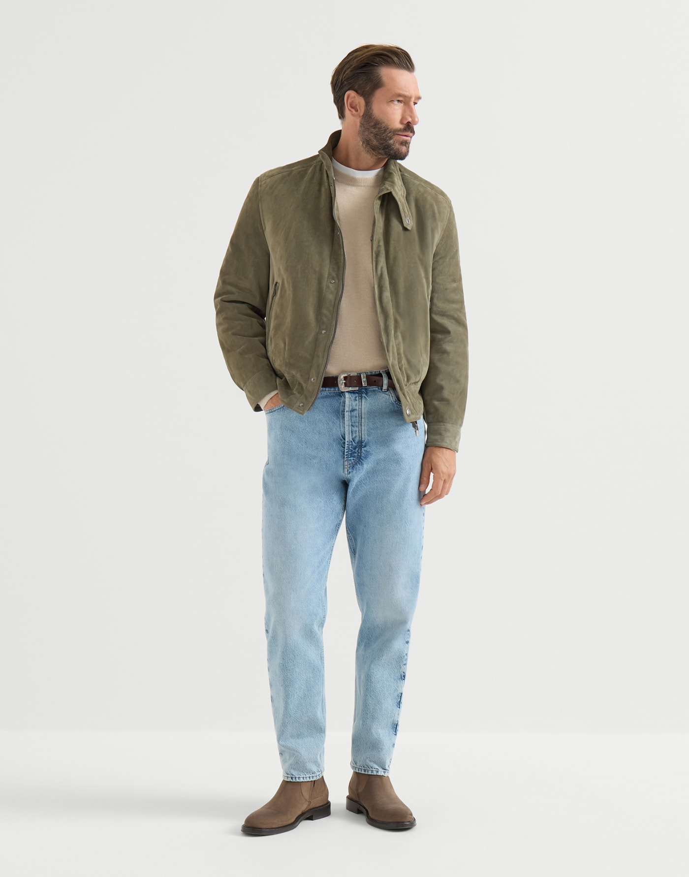 Maglia in cashmere Sabbia Uomo - Brunello Cucinelli