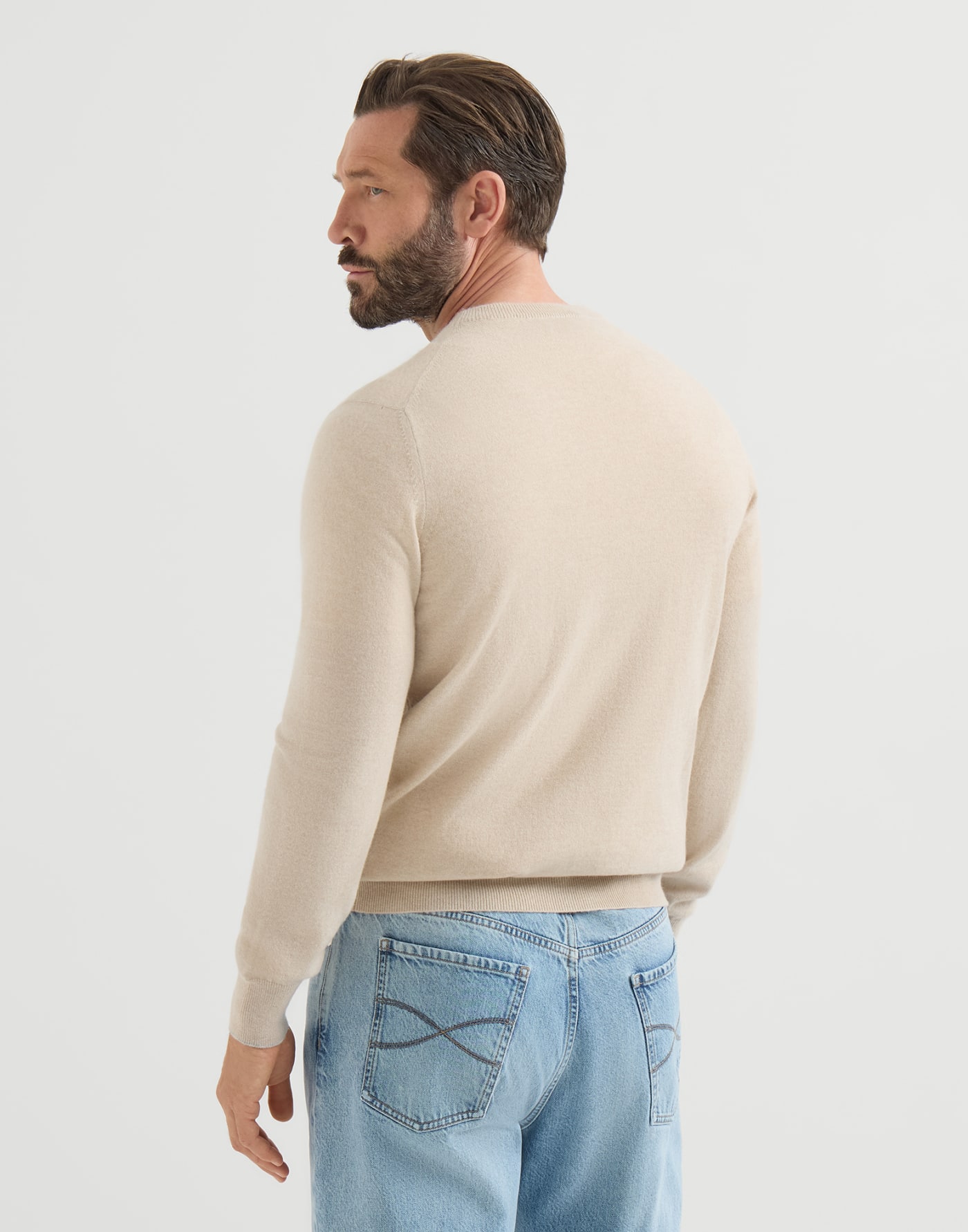 Maglia in cashmere Sabbia Uomo - Brunello Cucinelli