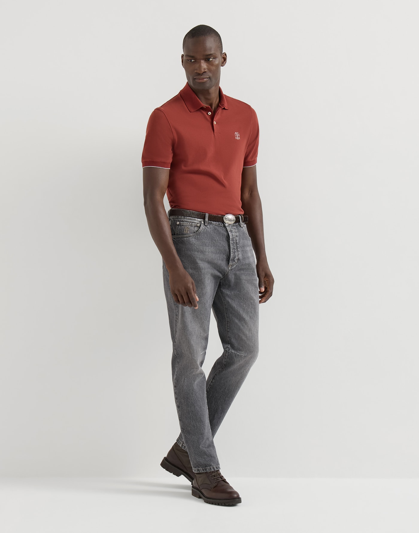 Denim trousers Medium Grey Man - Brunello Cucinelli