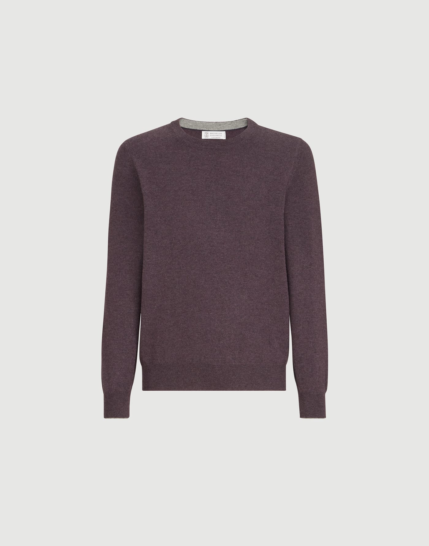 Pullover aus Kaschmir Pflaume Herren - Brunello Cucinelli