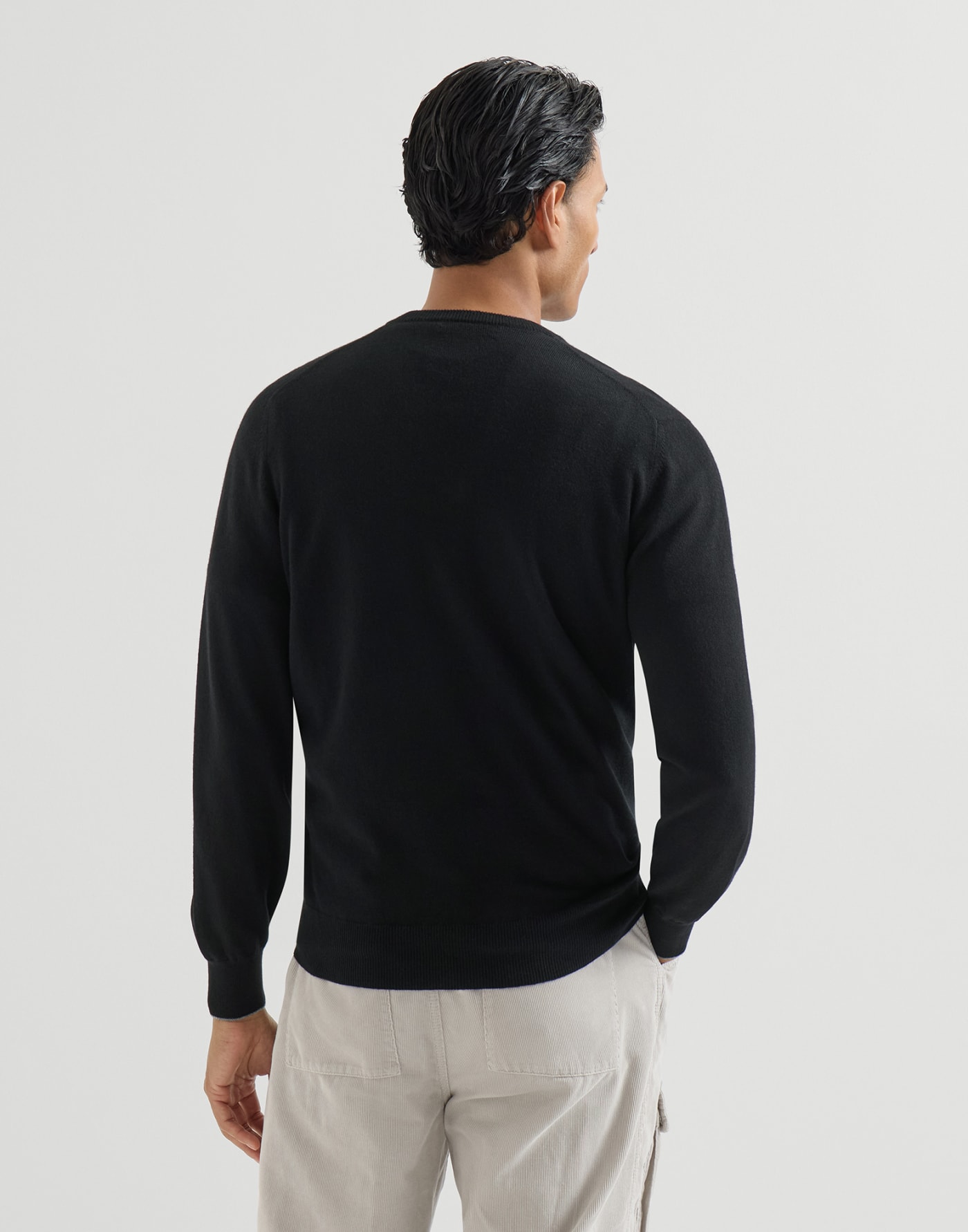 Cashmere sweater Black Man - Brunello Cucinelli