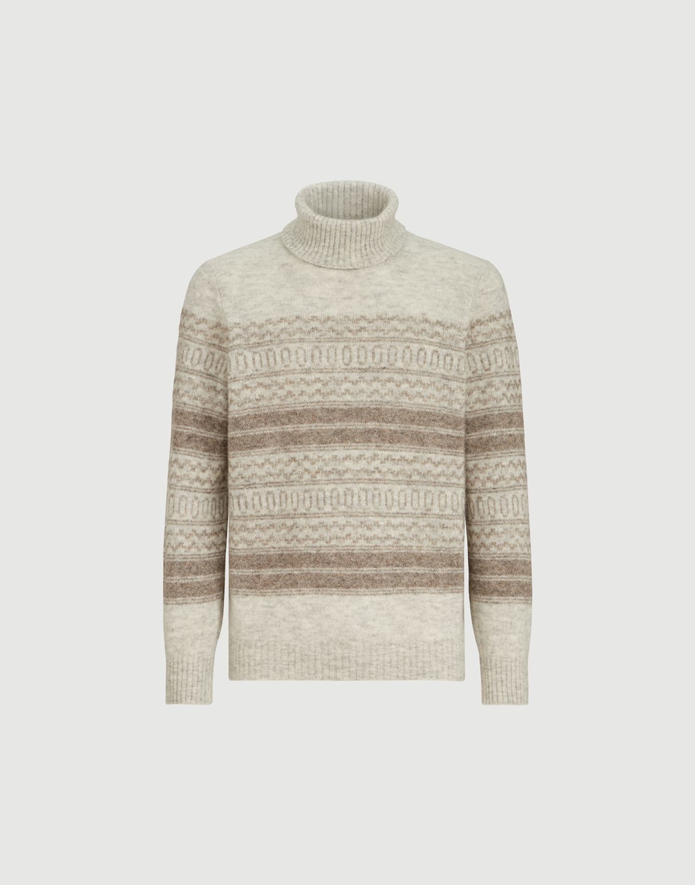 Свитер Nordic Jacquard Каштановый Мужчина - Brunello Cucinelli