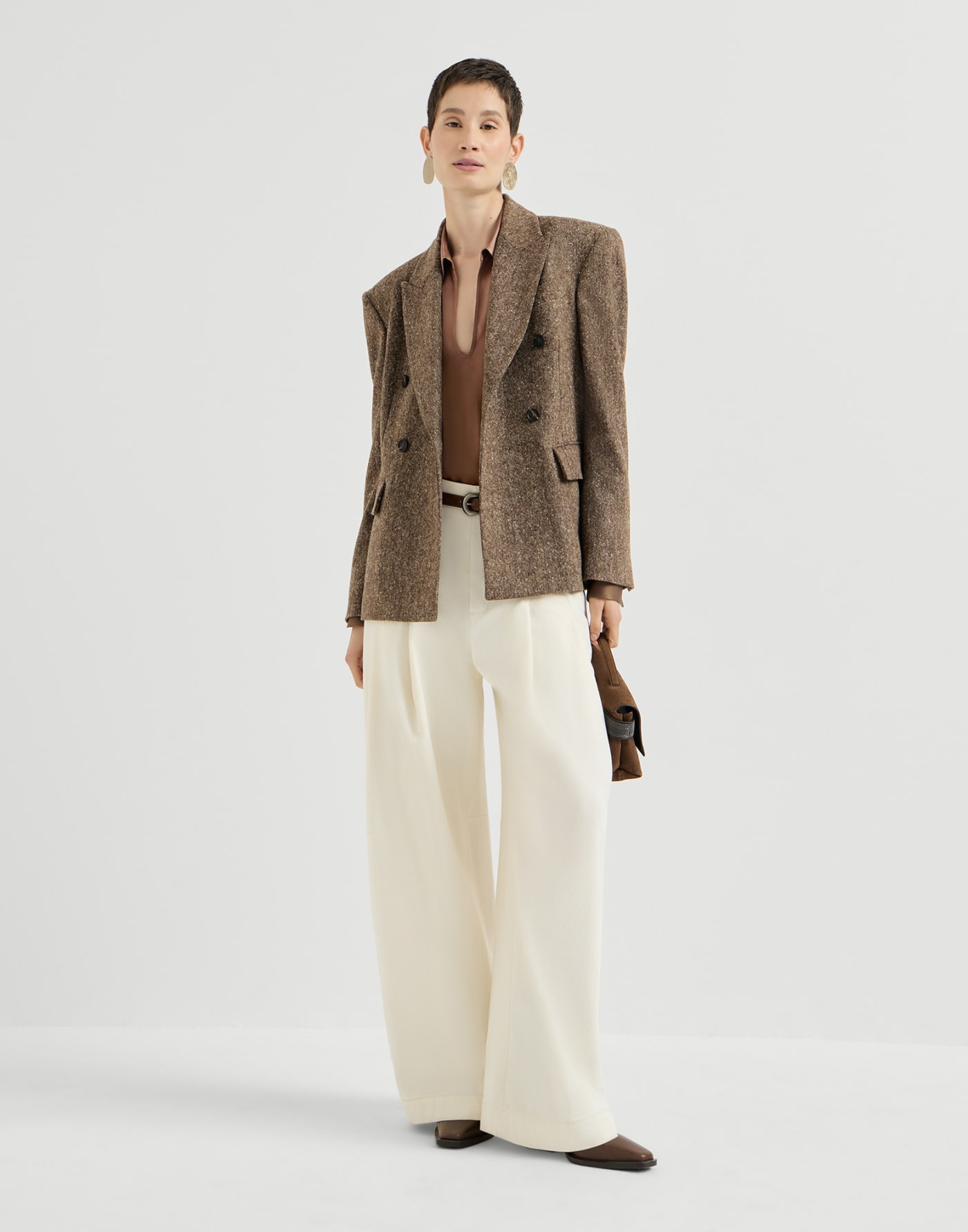 Silk blouse Cigar Woman - Brunello Cucinelli