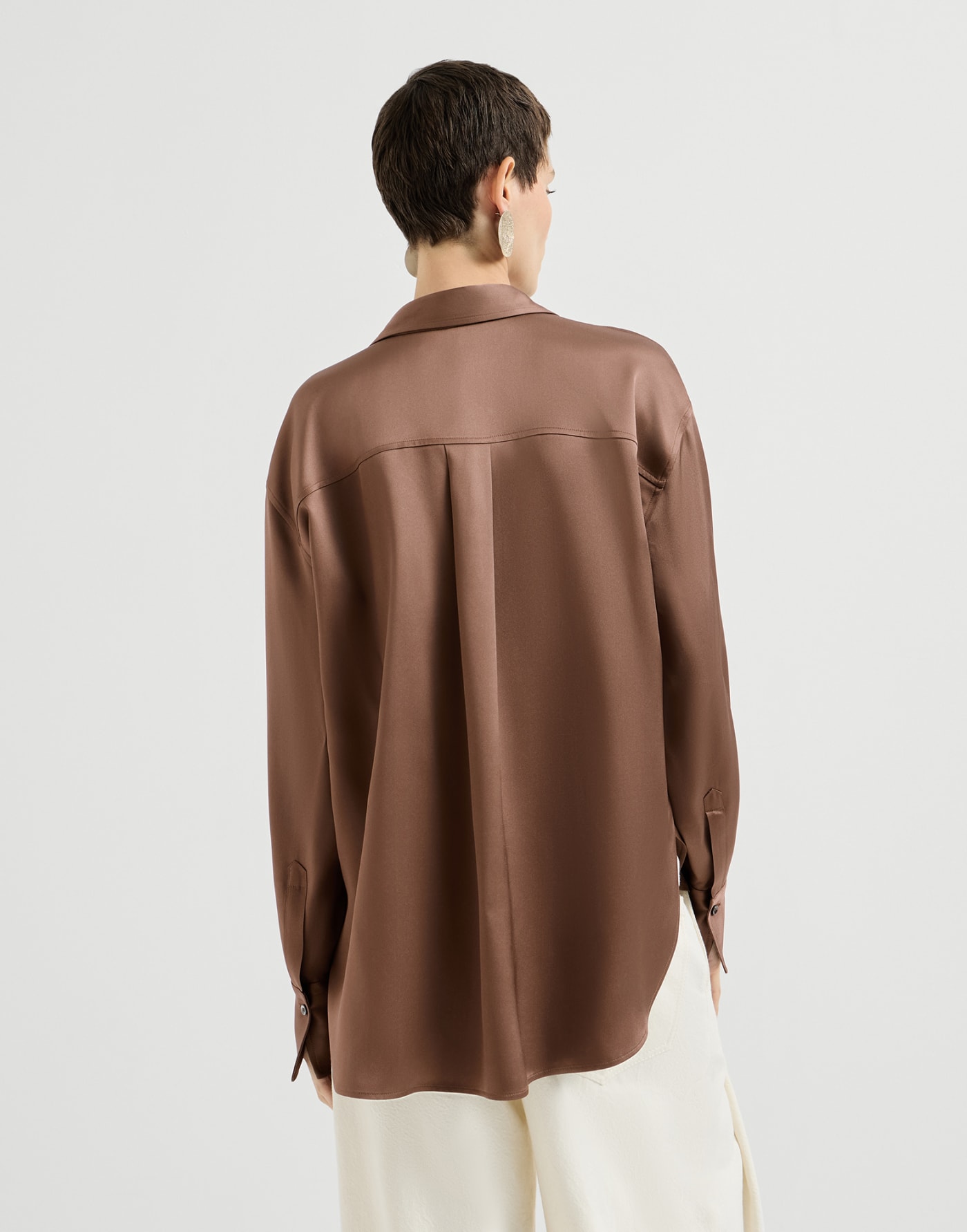 Silk blouse Cigar Woman - Brunello Cucinelli