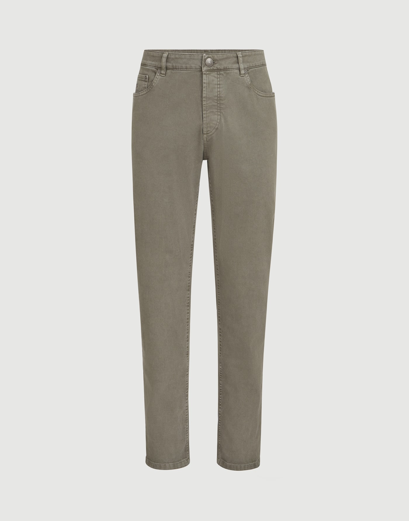 Five-Pocket-Hose in Traditional Fit Armeegrün Herren - Brunello Cucinelli