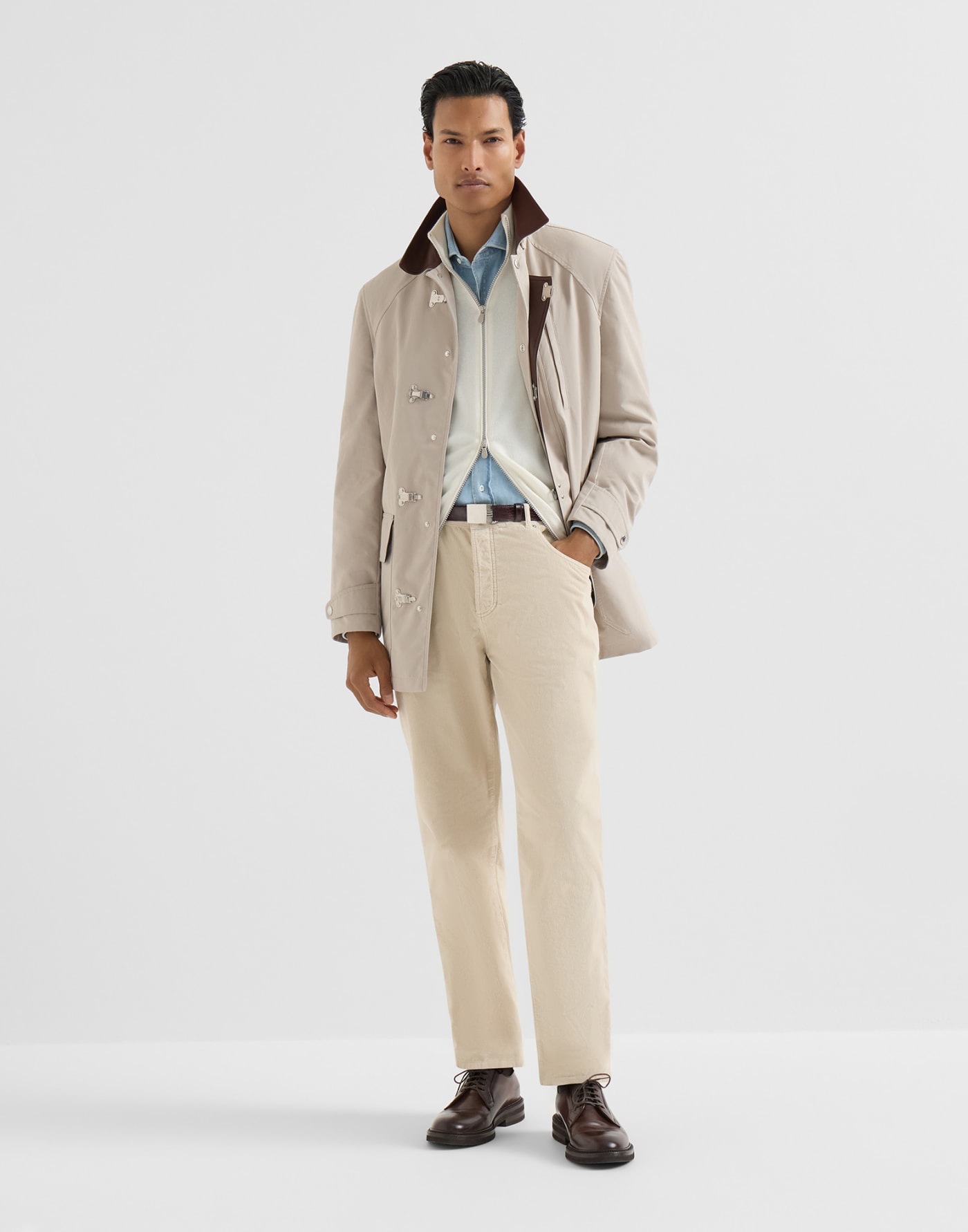 Corduroy trousers Sand Man - Brunello Cucinelli