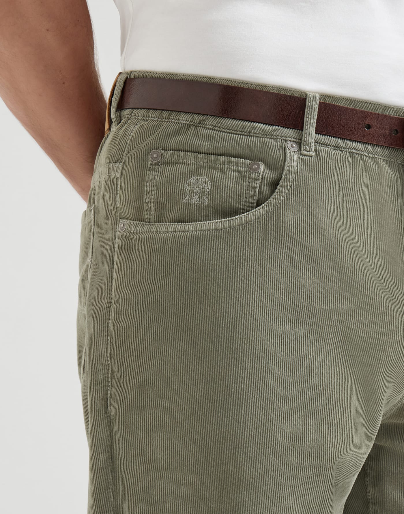 Corduroy trousers Military Man - Brunello Cucinelli