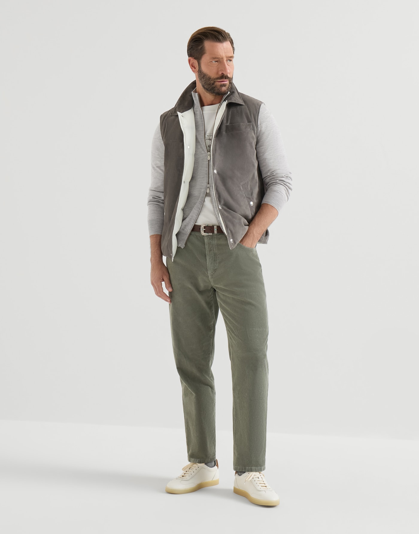 Corduroy trousers Military Man - Brunello Cucinelli