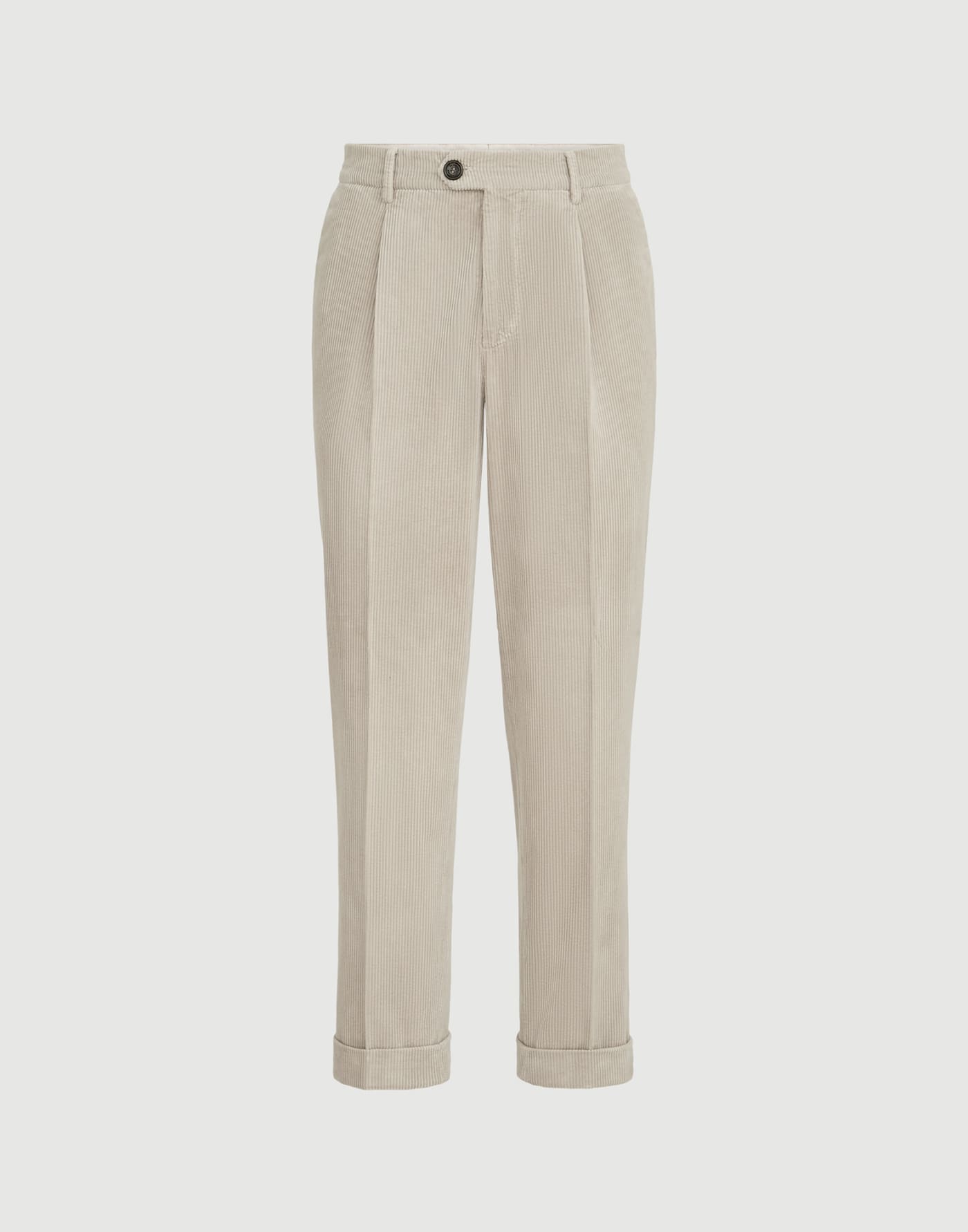Hose aus Cordsamt Weiß Herren - Brunello Cucinelli