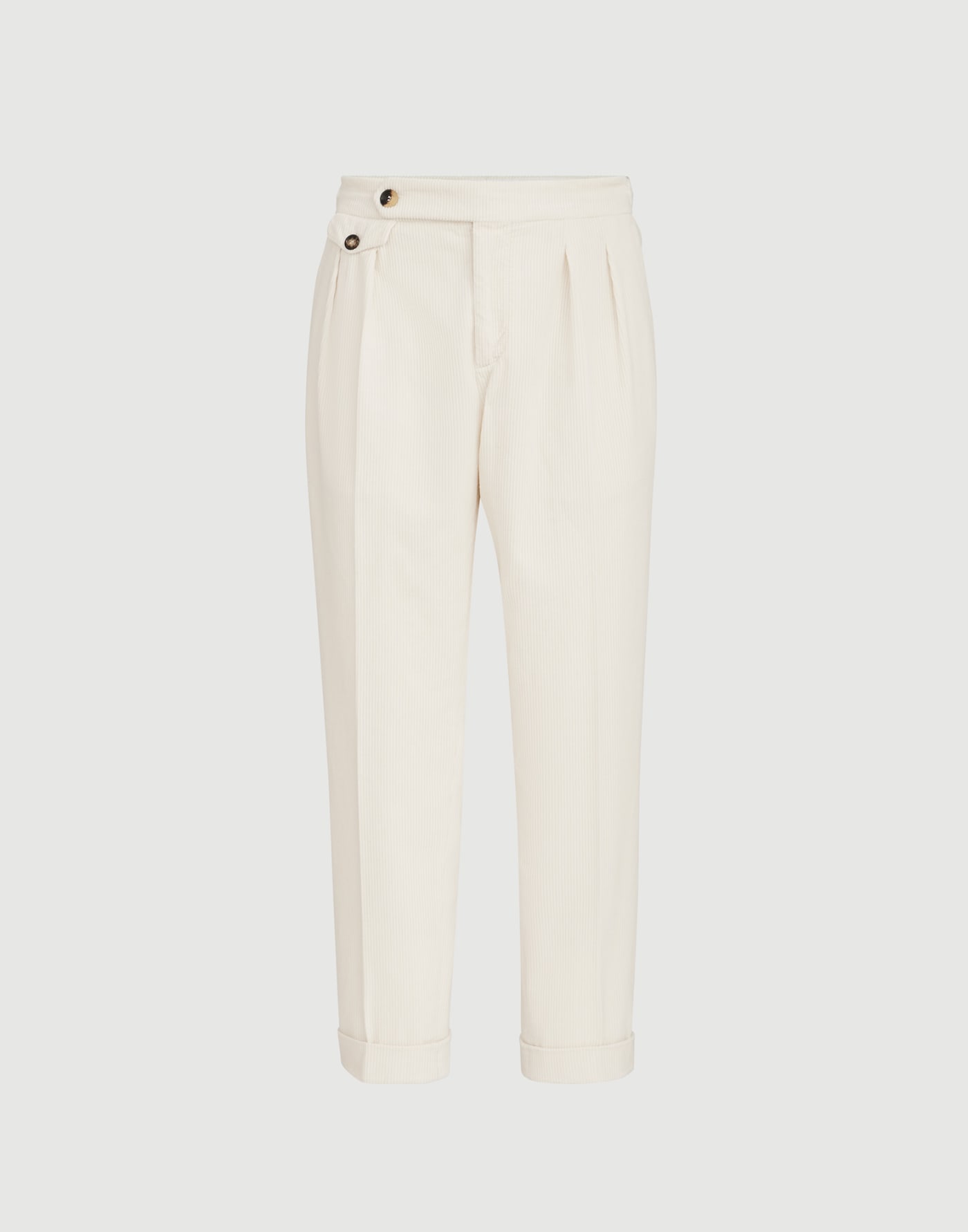 Hose aus Cordsamt Weiß Herren - Brunello Cucinelli