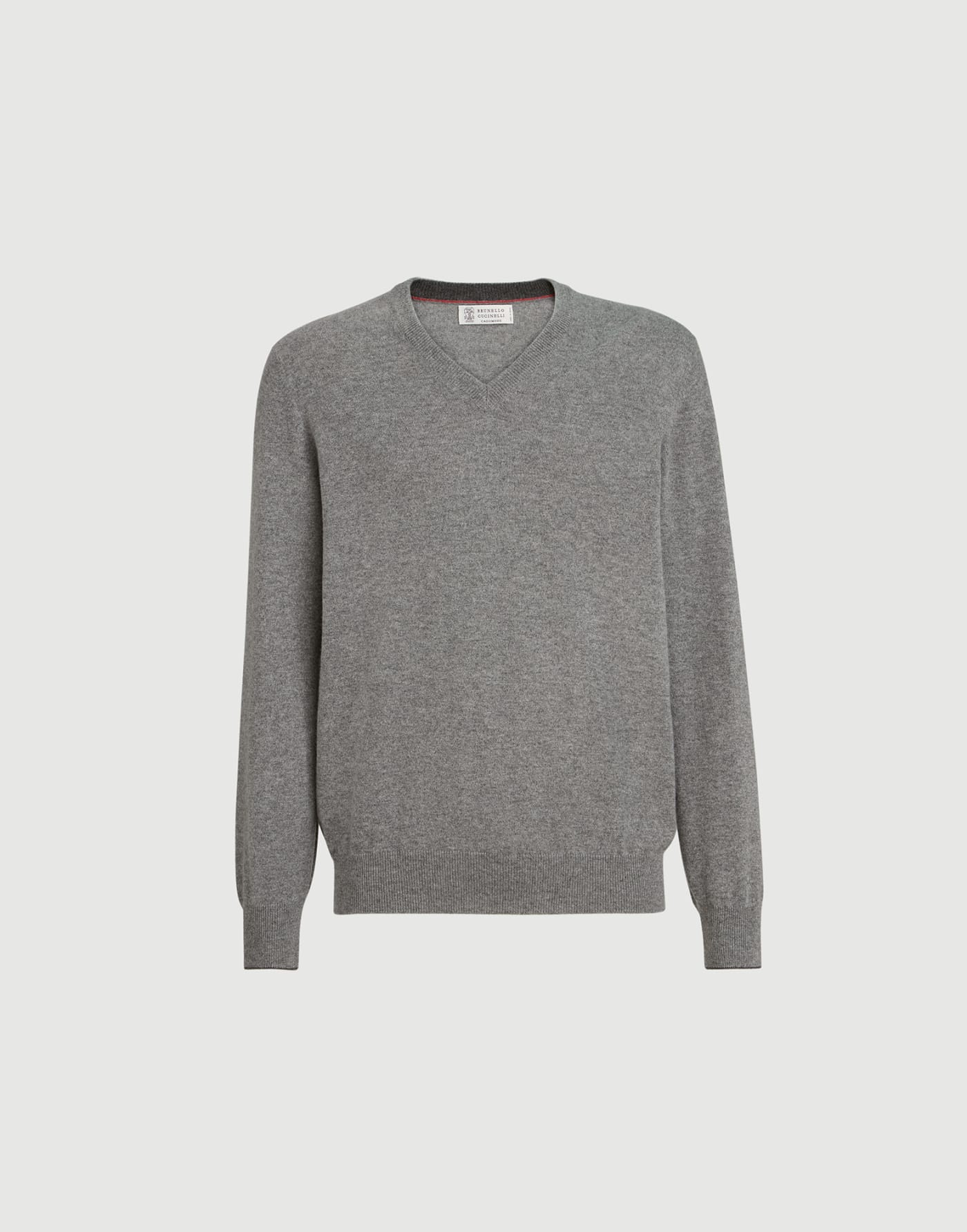 Pullover aus Kaschmir Dunkelgrau Herren - Brunello Cucinelli