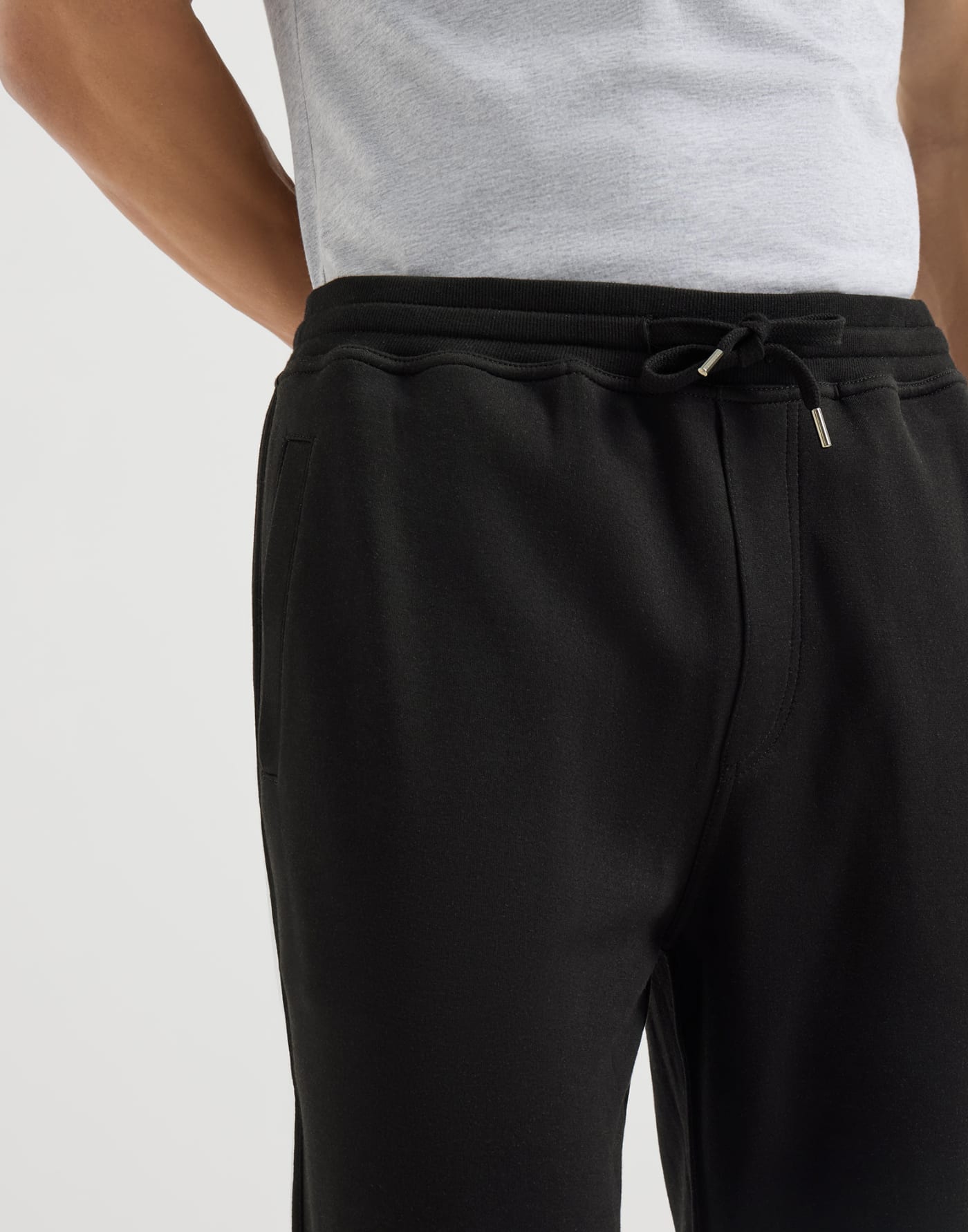 Double cloth trousers Black Man - Brunello Cucinelli