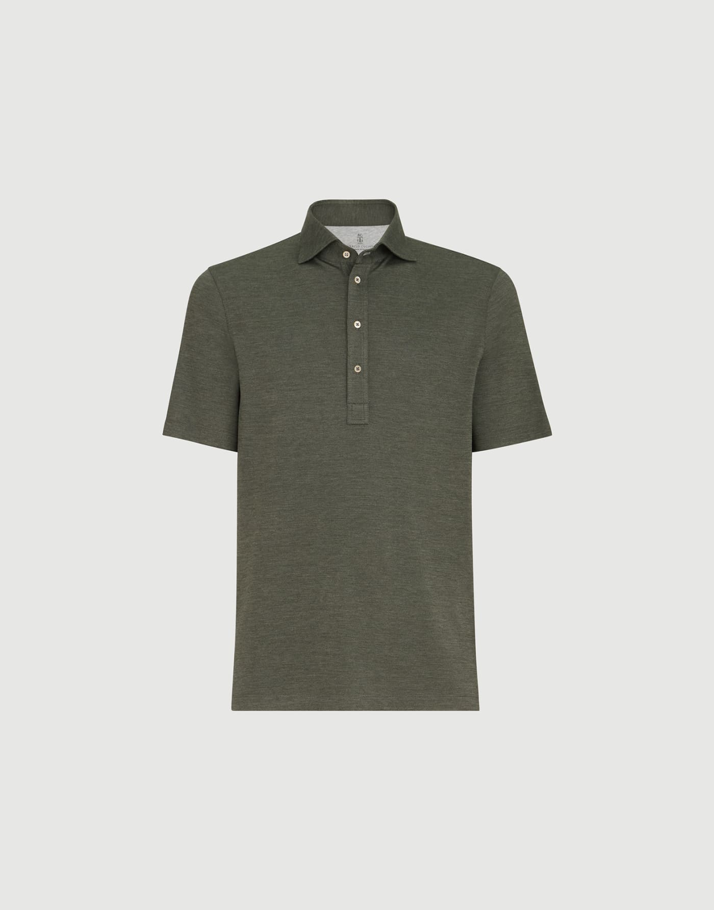 Polo de piqué Militar Hombre - Brunello Cucinelli