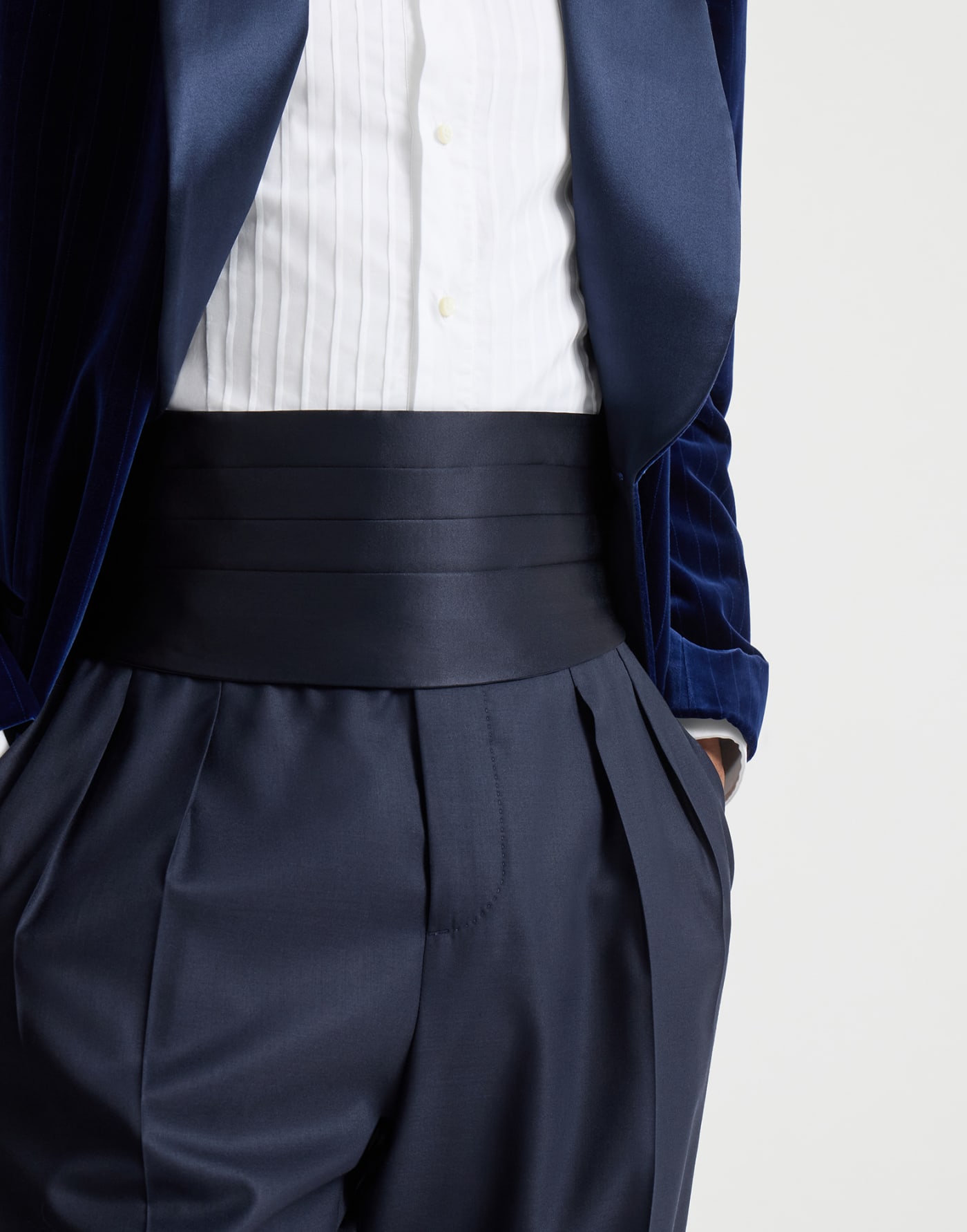 Fajín para esmoquin Azul Aviación Hombre - Brunello Cucinelli