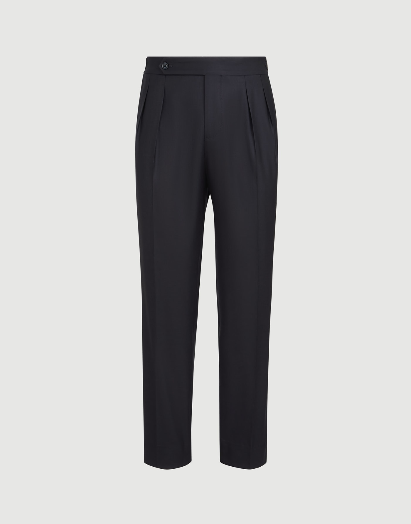 Tuxedo trousers with pleats Navy Blue Man - Brunello Cucinelli