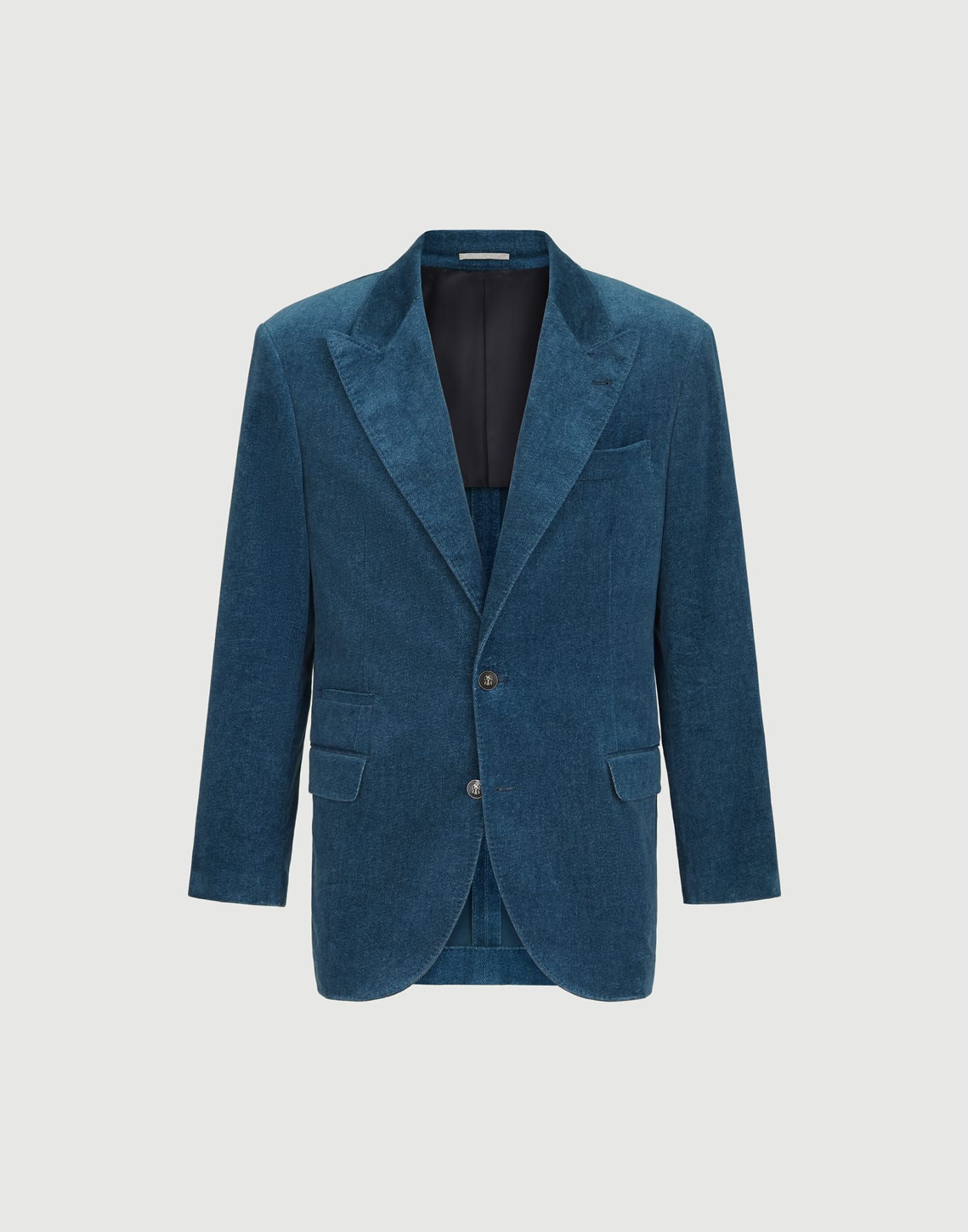 Veste en velours effet denim Denim Homme - Brunello Cucinelli