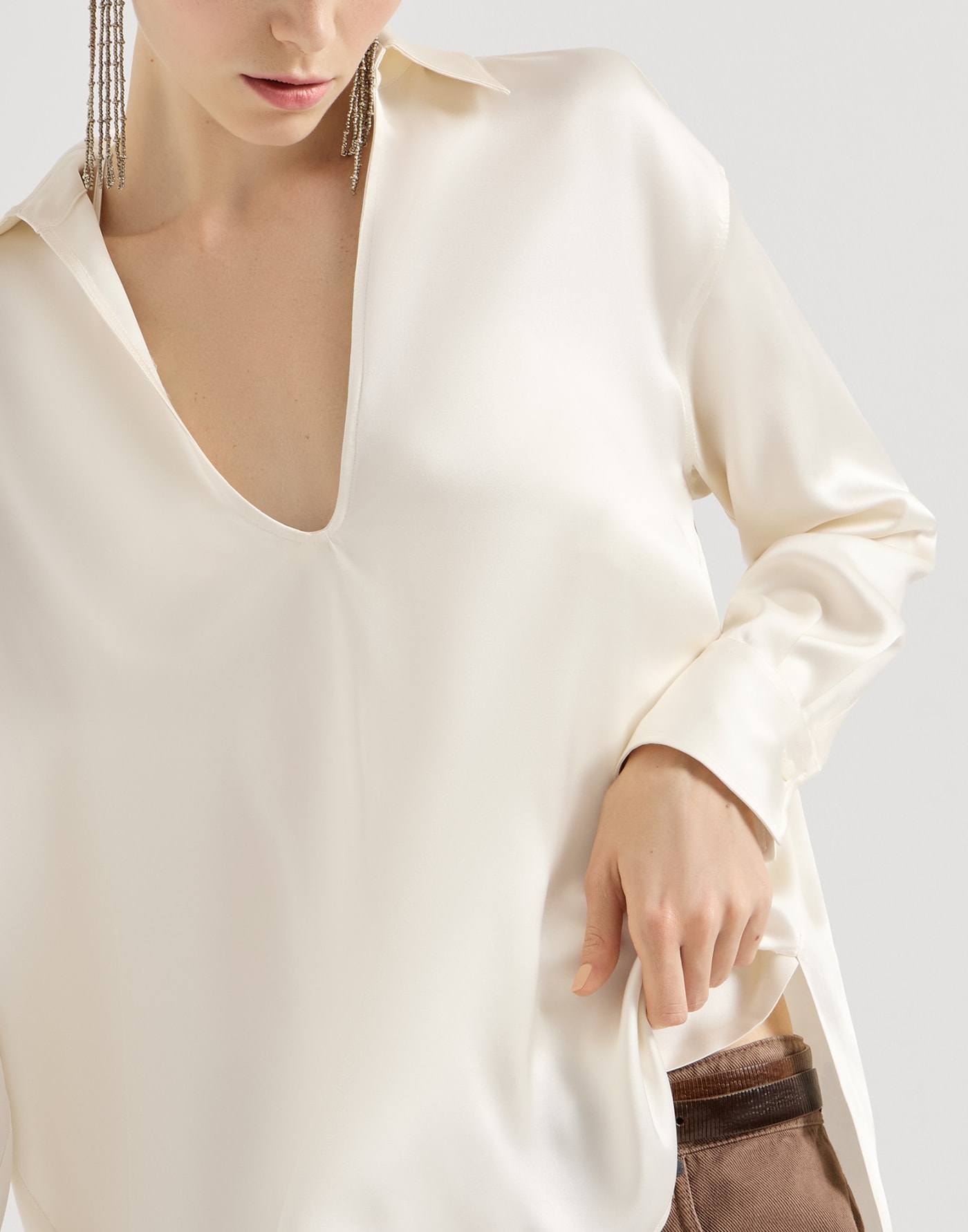 Silk blouse Panama Woman - Brunello Cucinelli