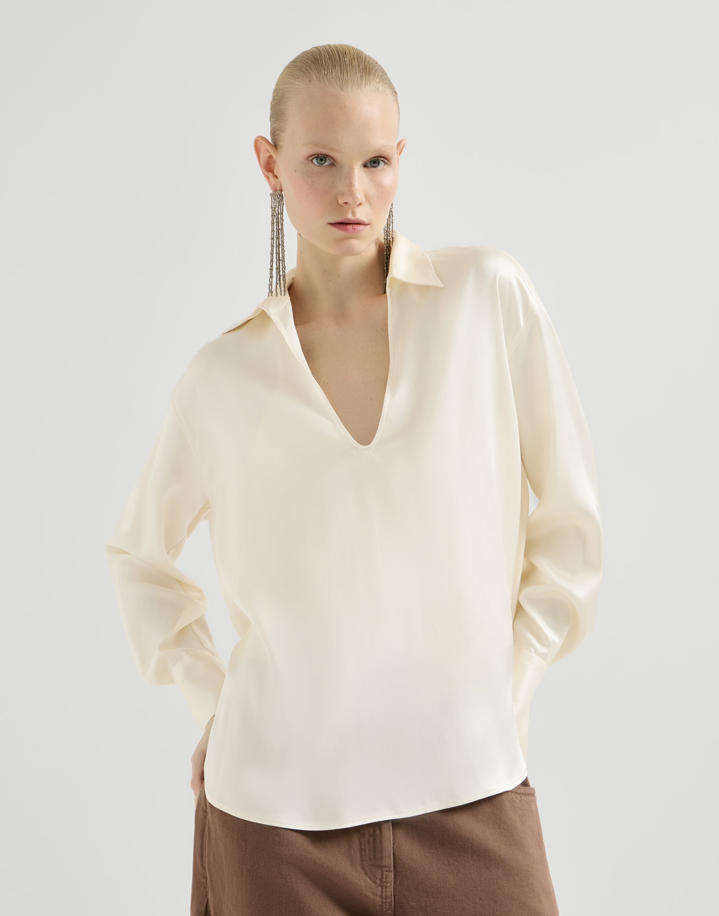 Silk blouse Panama Woman - Brunello Cucinelli