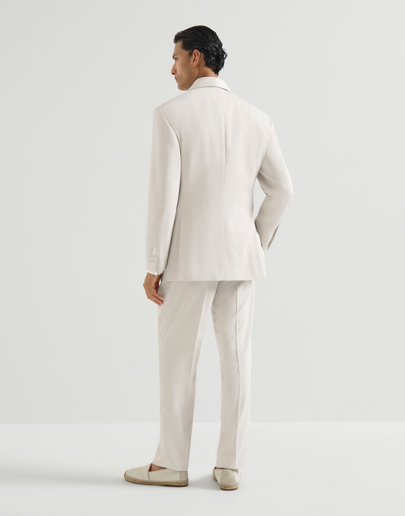 Délavé silk twill tuxedo Panama Man - Brunello Cucinelli