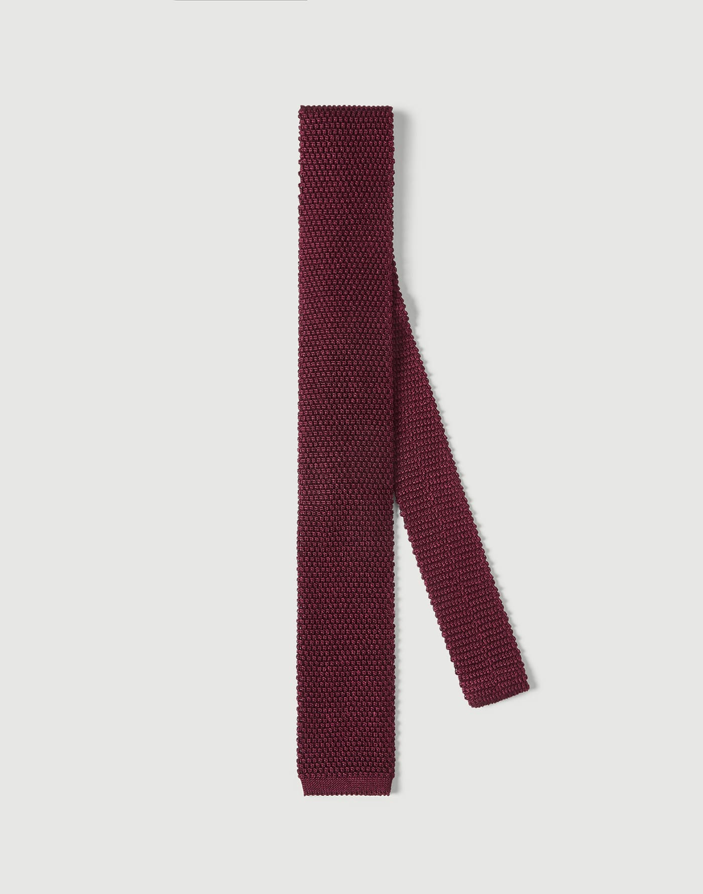 Silk knit tie Amaranth Man - Brunello Cucinelli