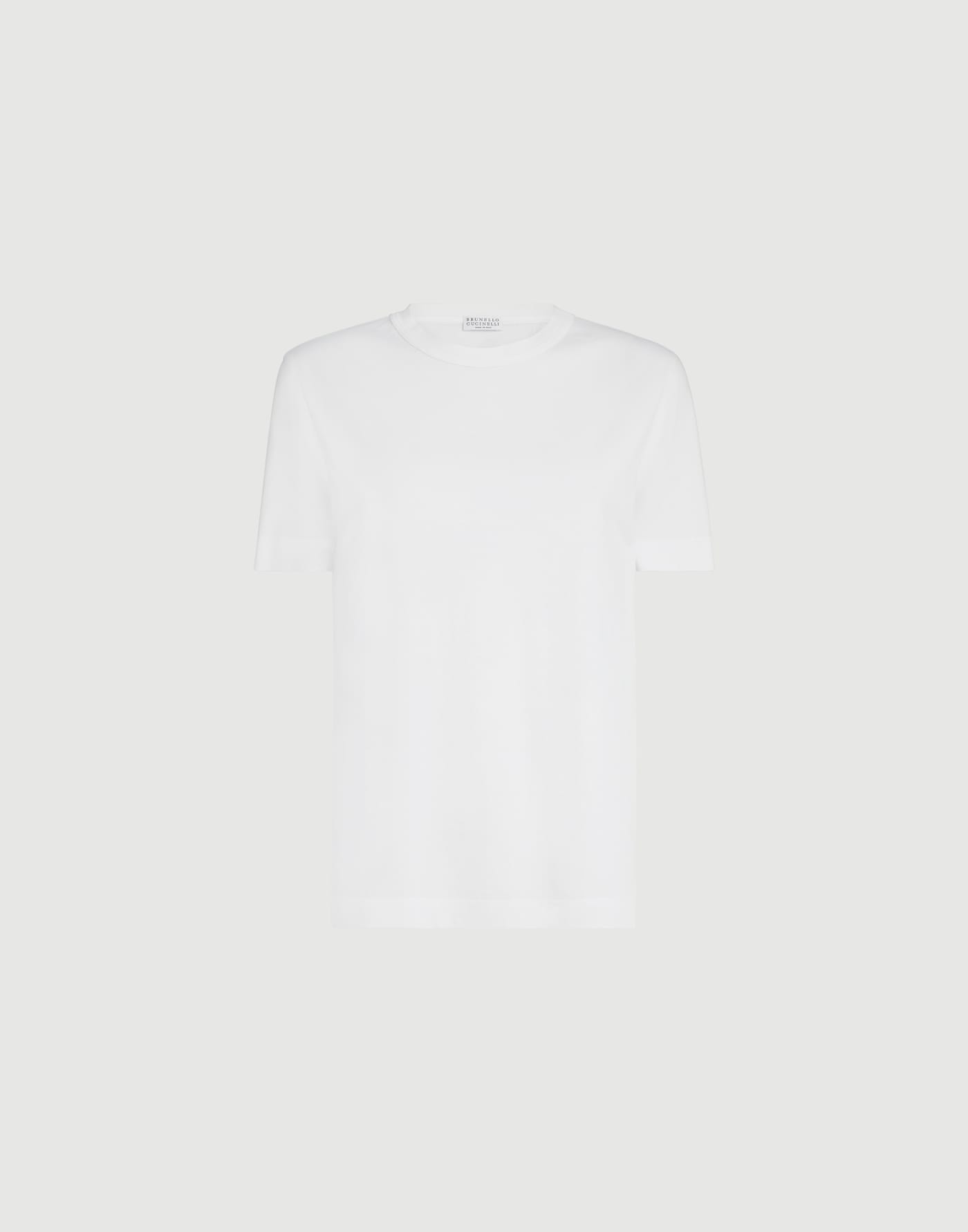 Cotton jersey T-shirt White Woman - Brunello Cucinelli